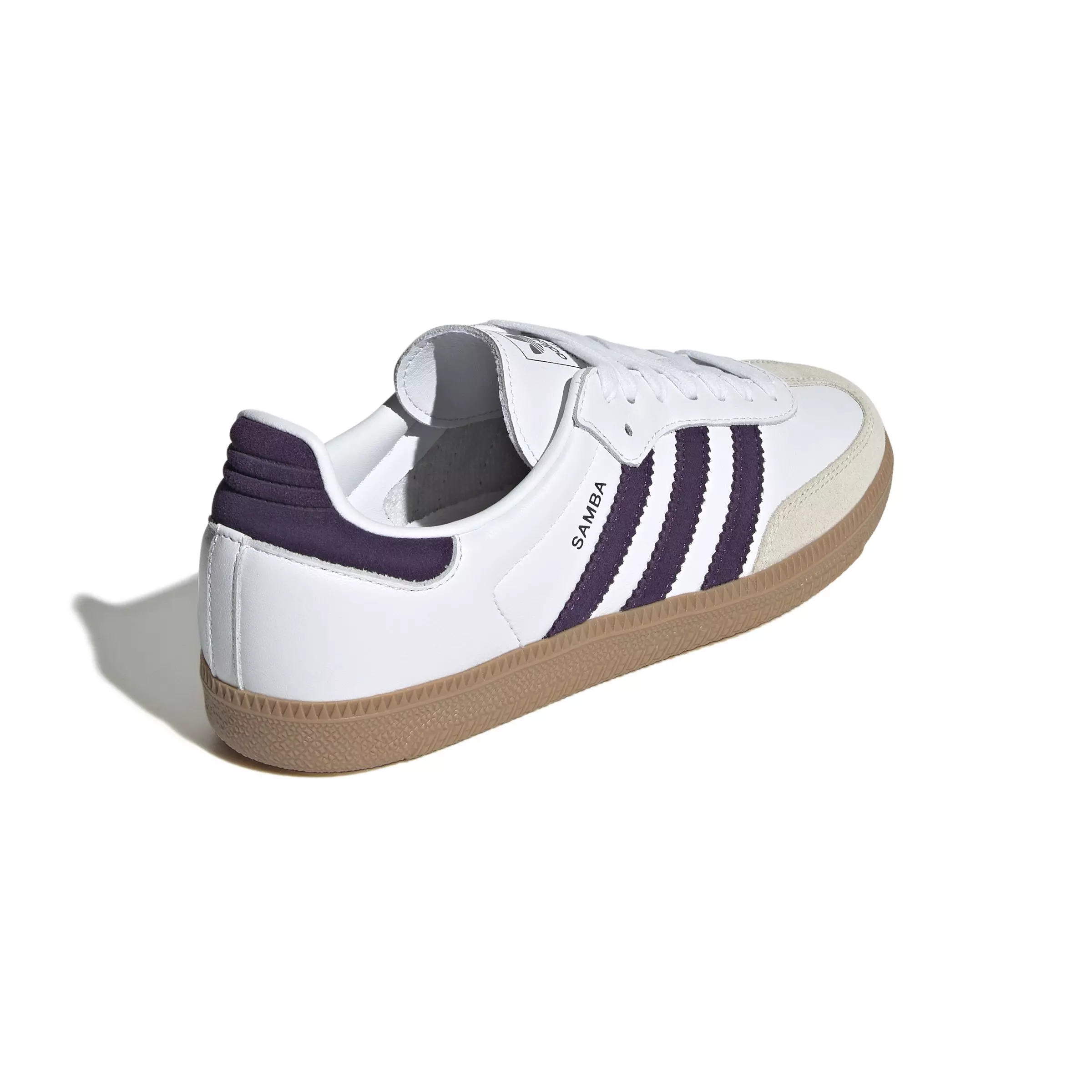 adidas Originals Samba OG "Cloud White/Alumina/Aurora Plum" Women's Shoe - WHITE/ALUMINA/PLUM