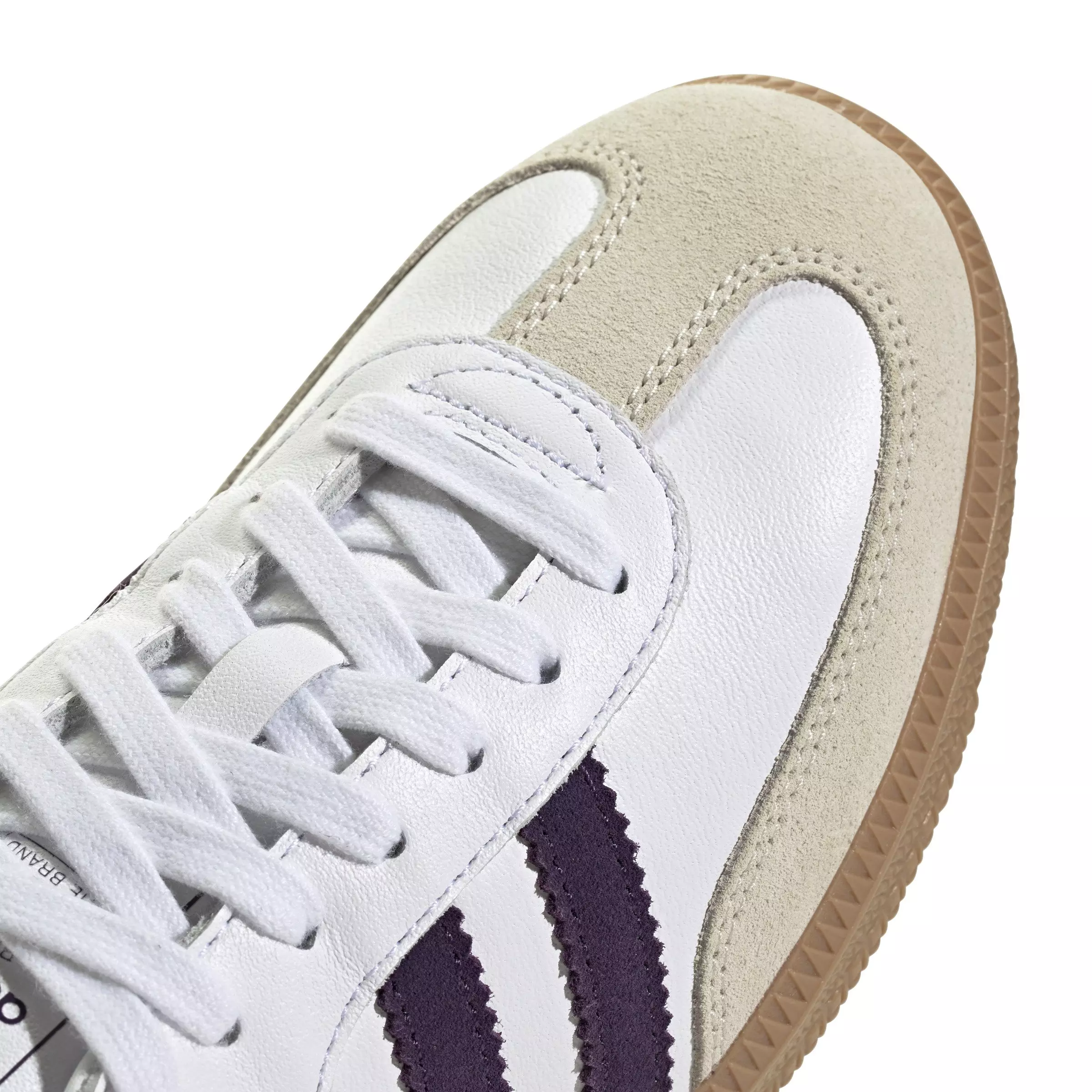 adidas Originals Samba OG "Cloud White/Alumina/Aurora Plum" Women's Shoe - WHITE/ALUMINA/PLUM
