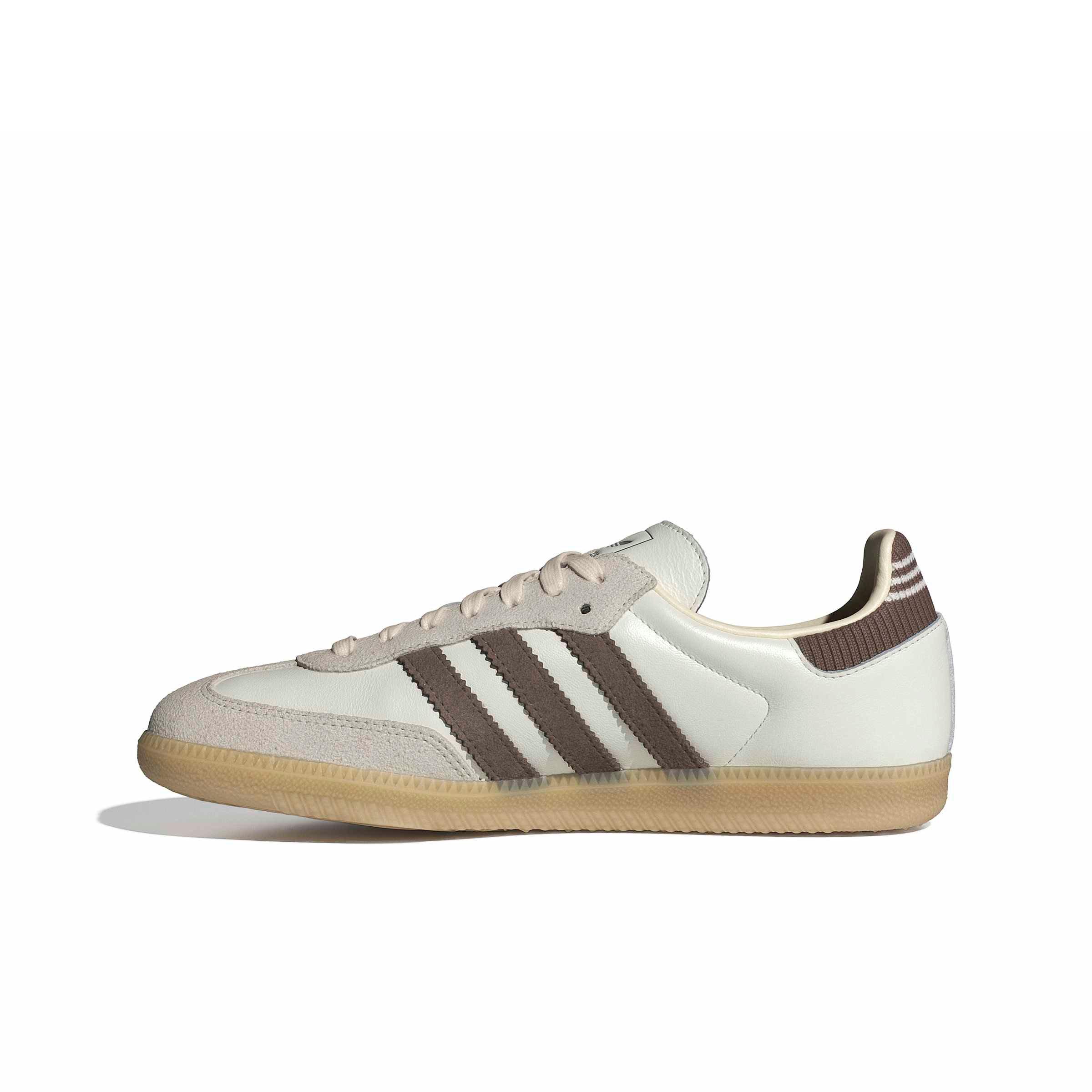 adidas Originals Samba OG "Cloud White/Earth Strata/Gum 3" Men's Shoe - WHITE/EARTH/GUM Thumbnail View 2