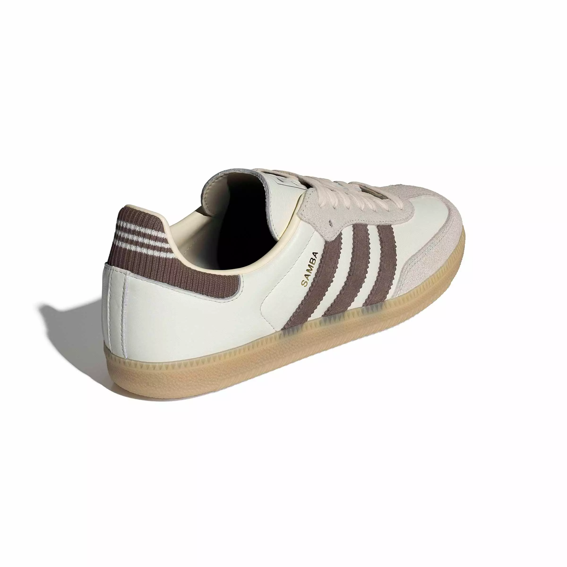adidas Originals Samba OG "Cloud White/Earth Strata/Gum 3" Men's Shoe - WHITE/EARTH/GUM