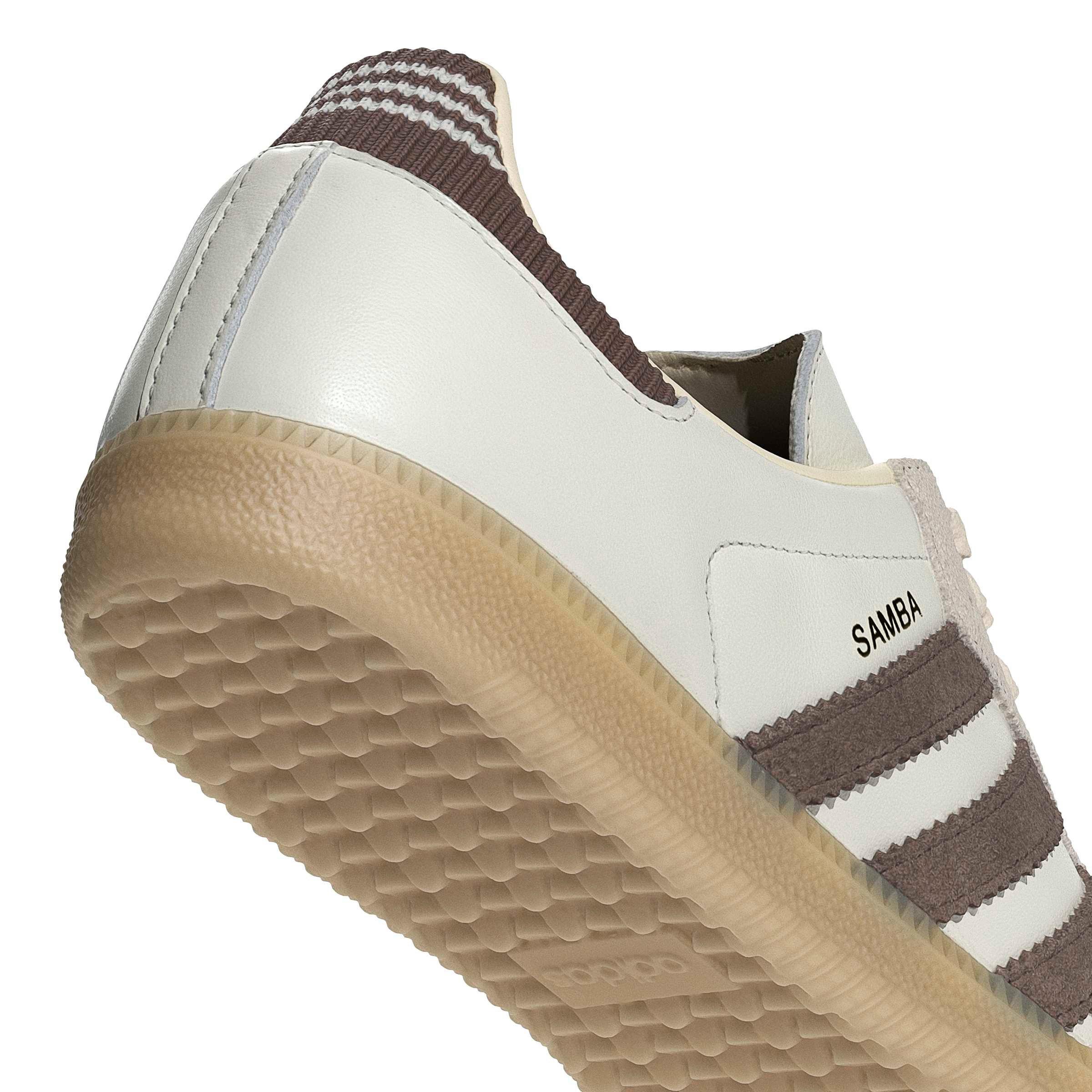 adidas Originals Samba OG "Cloud White/Earth Strata/Gum 3" Men's Shoe - WHITE/EARTH/GUM Thumbnail View 8