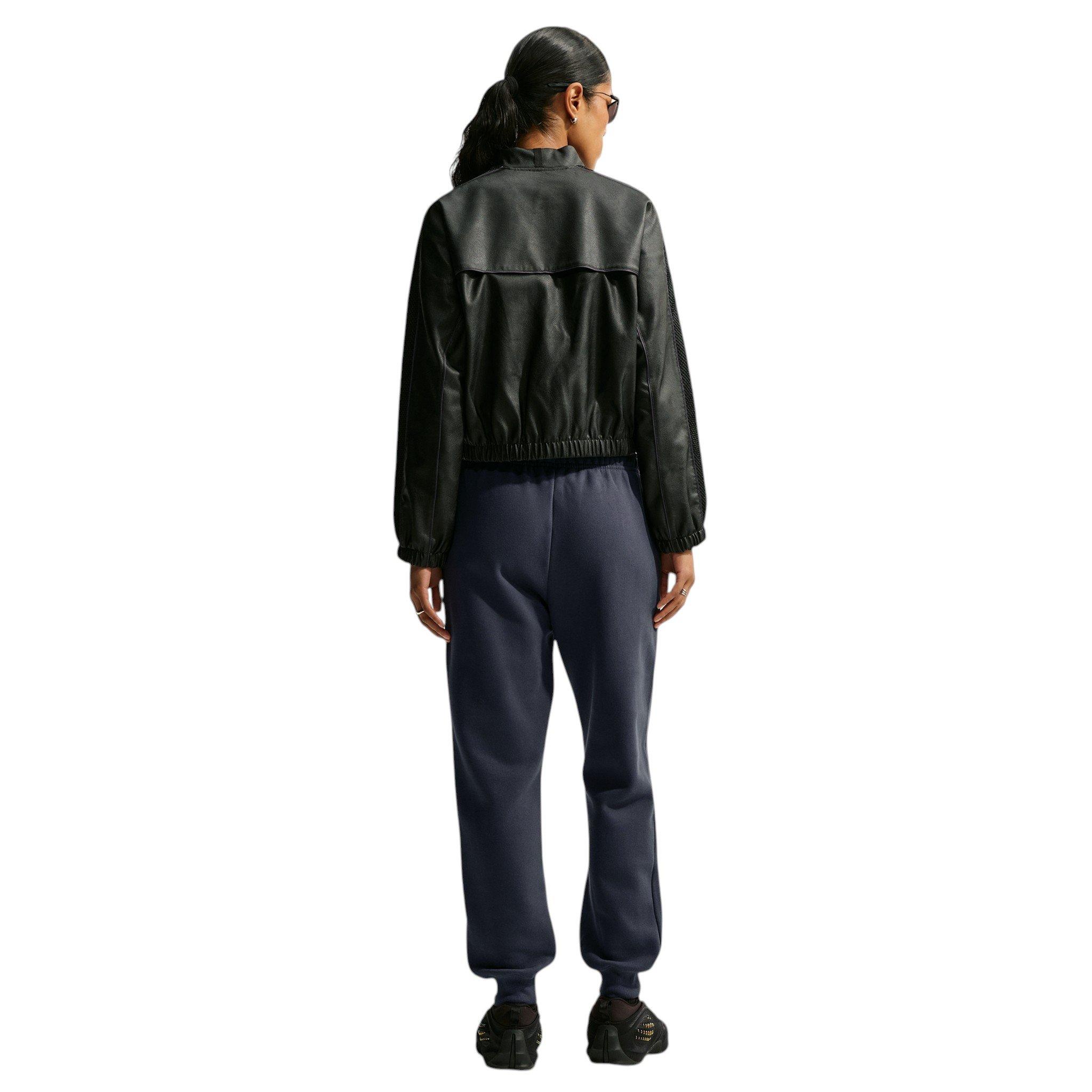 Nike Women's Studio Fleece Medium Weight Mid-Rise Joggers - Grey - GREY