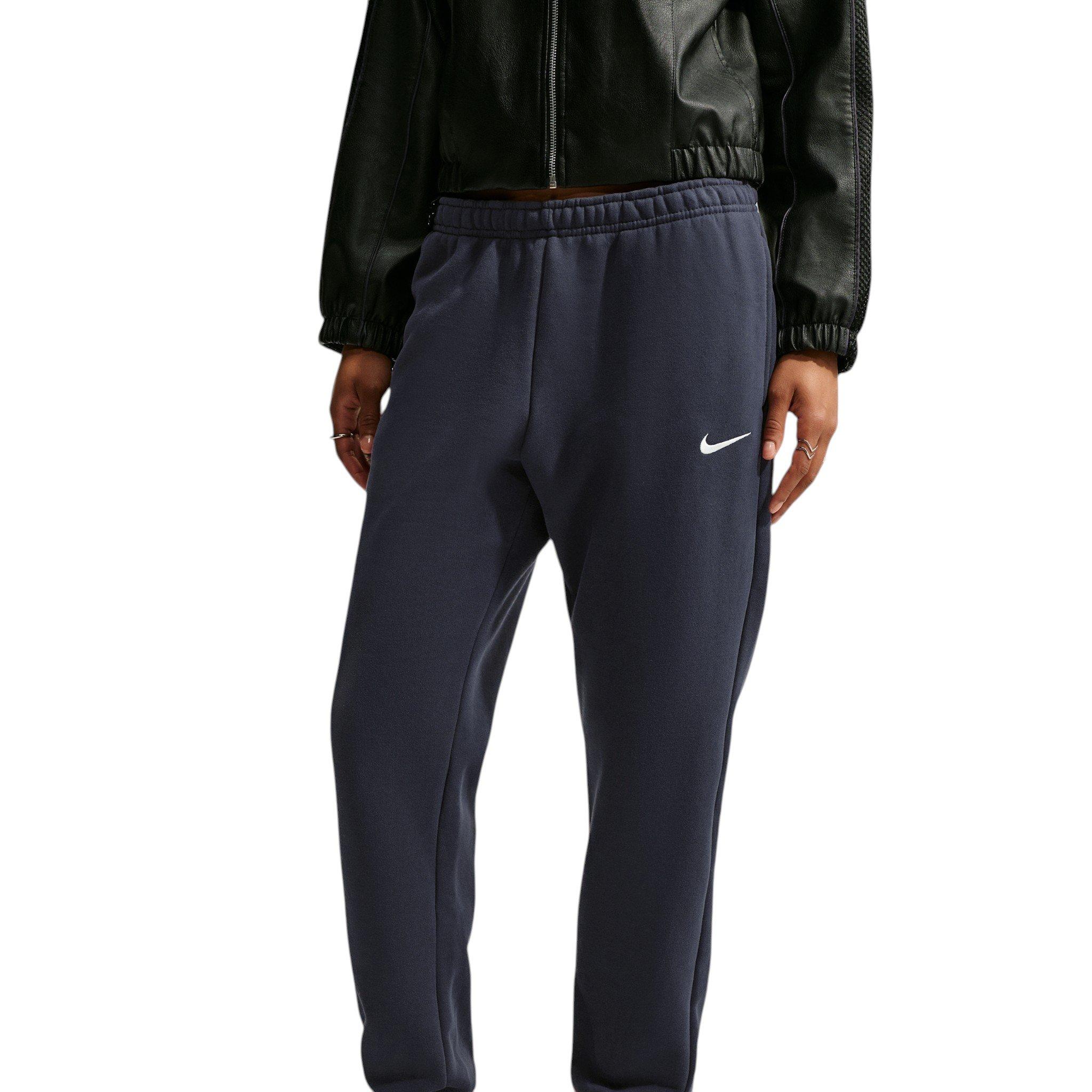 Nike Women's Studio Fleece Medium Weight Mid-Rise Joggers - Grey - GREY