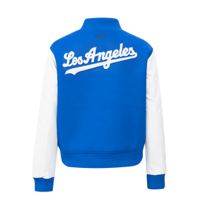 Pro Standard Women's Los Angeles Dodgers Classic Wool Varsity Jacket -Blue/White