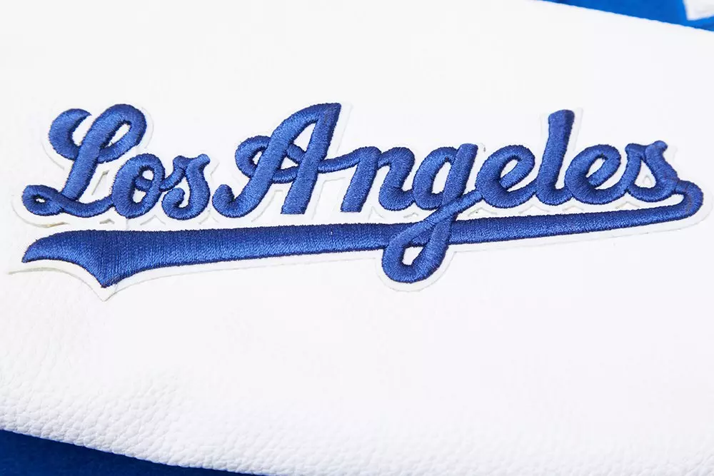 Pro Standard Women's Los Angeles Dodgers Classic Wool Varsity Jacket -Blue/White - BLUE/WHITE