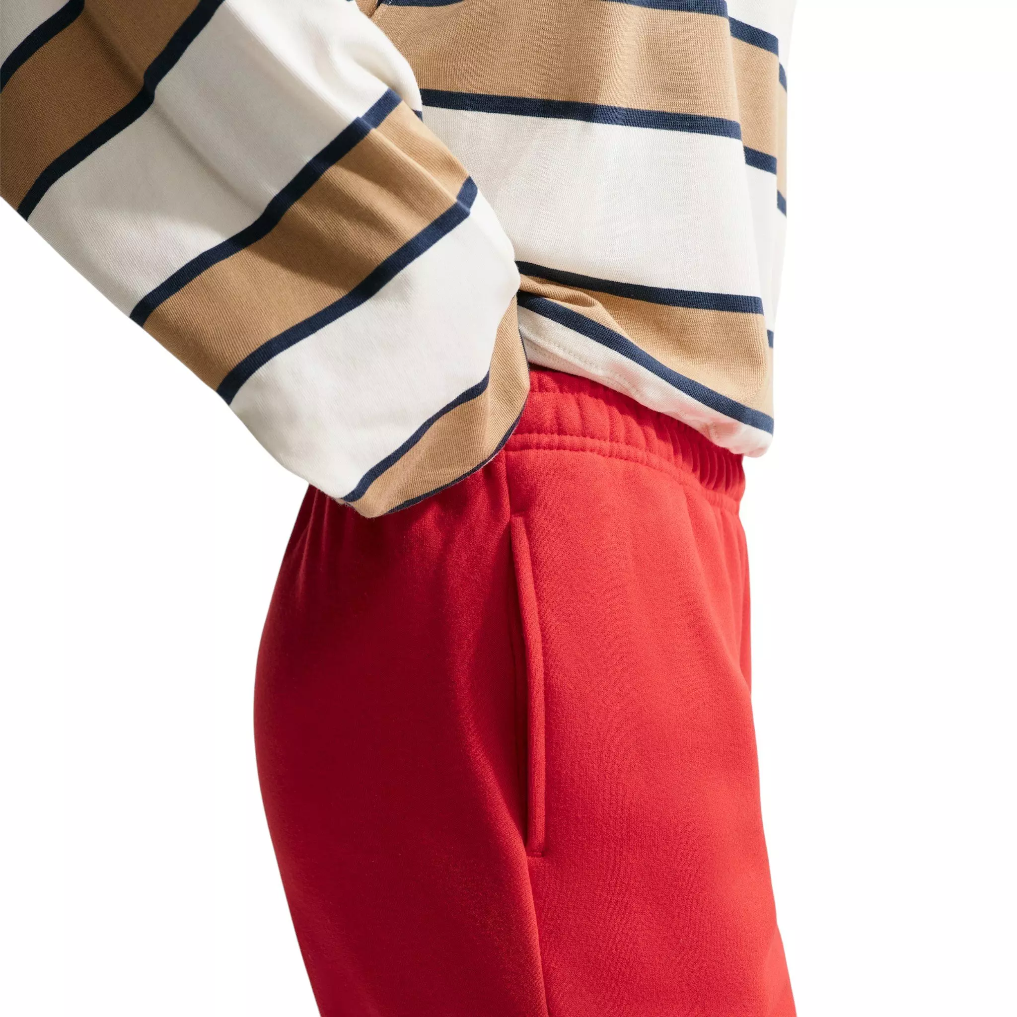 Nike Women's Studio Fleece Medium Weight Mid-Rise Joggers - Red - RED