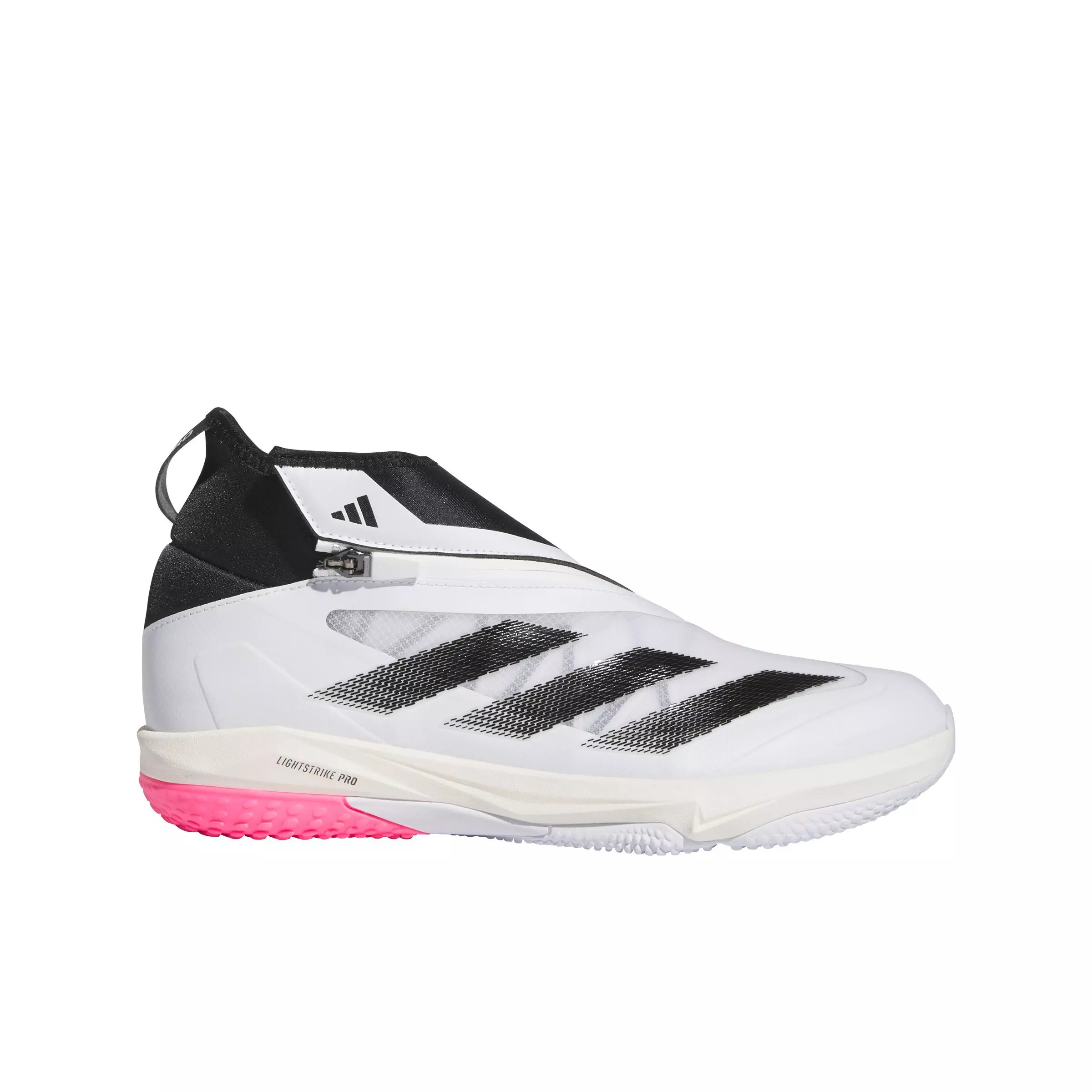 adidas Adizero Impact+ Turf Trainer "Ftwr White/Core Black/Team Light Grey" Men's Baseball Shoe - WHITE/BLACK/LT GREY
