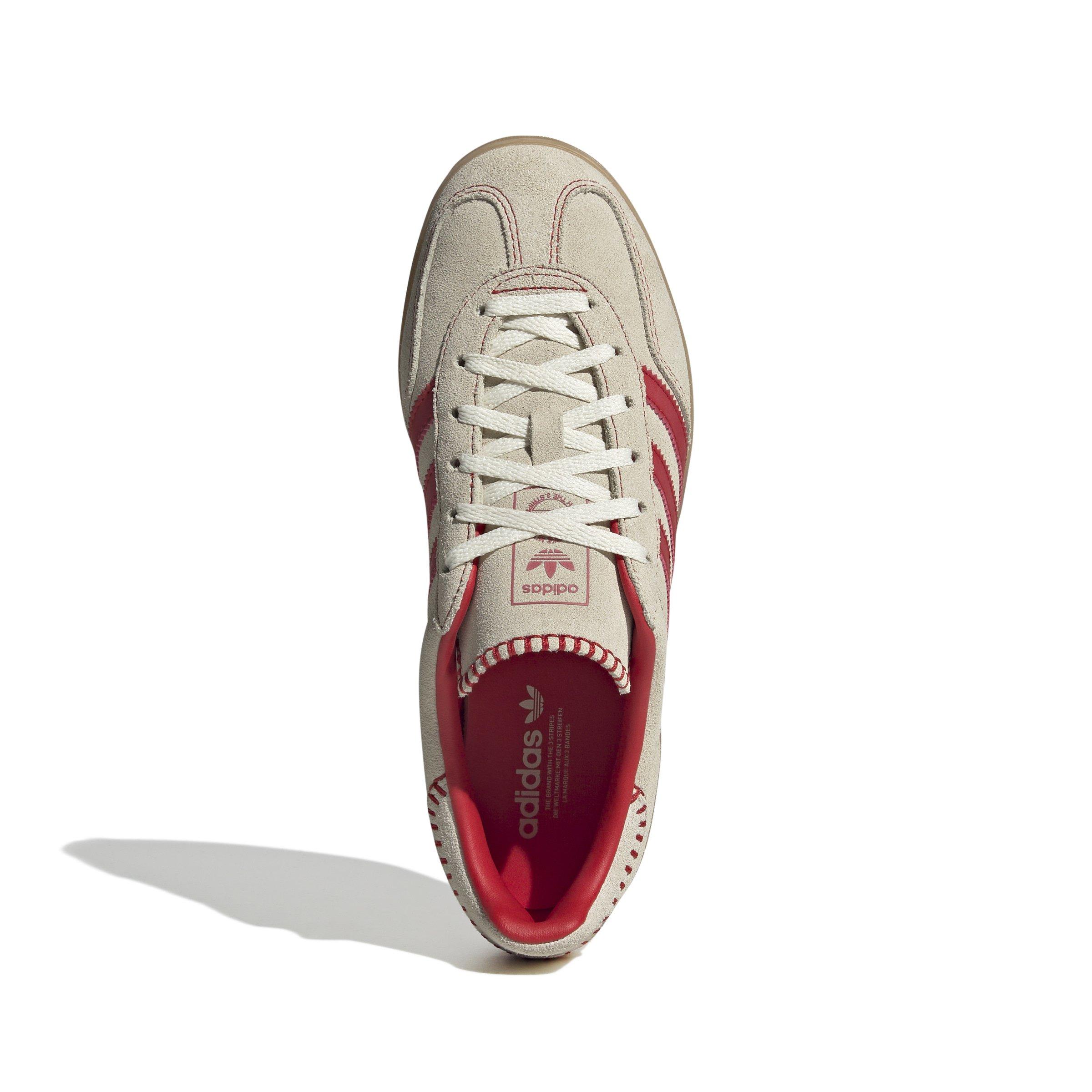 adidas Originals Gazelle "Better Scarlet/Better Scarlet/Cream White" Women's Shoe - SCARLET/SCARLET/WHITE Thumbnail View 5