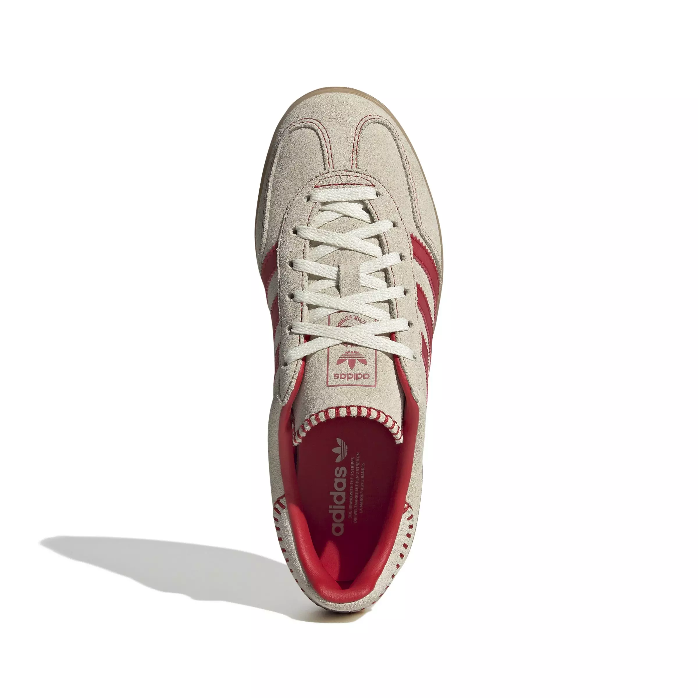 adidas Originals Gazelle "Better Scarlet/Better Scarlet/Cream White" Women's Shoe - SCARLET/SCARLET/WHITE