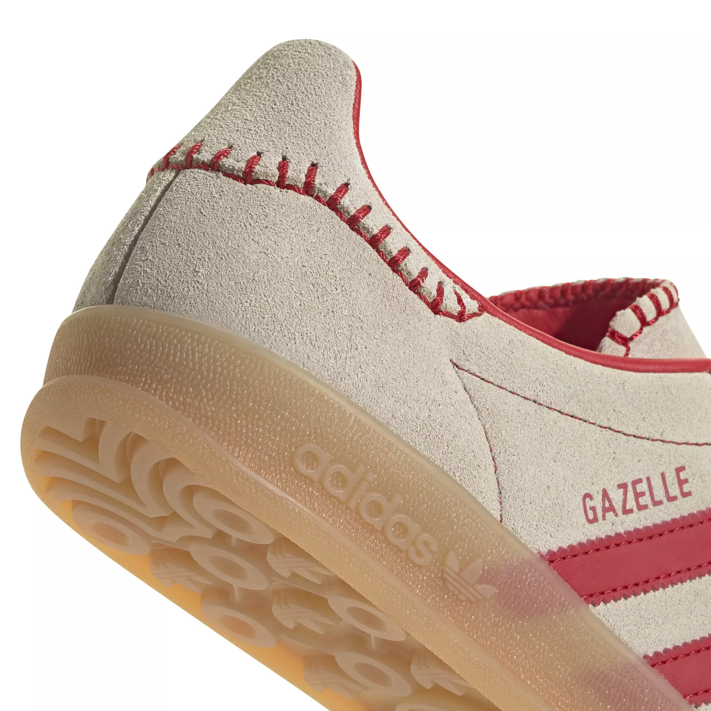 adidas Originals Gazelle "Better Scarlet/Better Scarlet/Cream White" Women's Shoe - SCARLET/SCARLET/WHITE