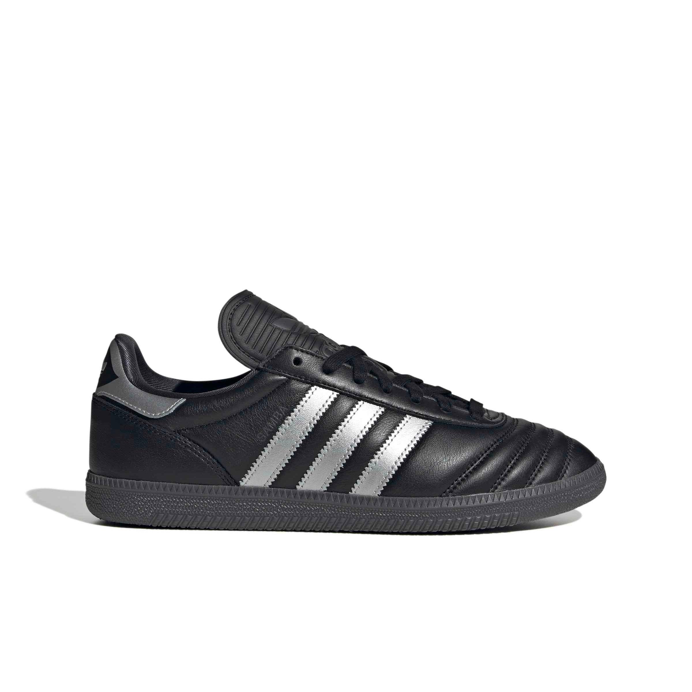 adidas Originals Samba JP "Core Black/Silver Metallic/Utility Black" Men's Shoe - BLACK/SILVER/BLACK Thumbnail View 1