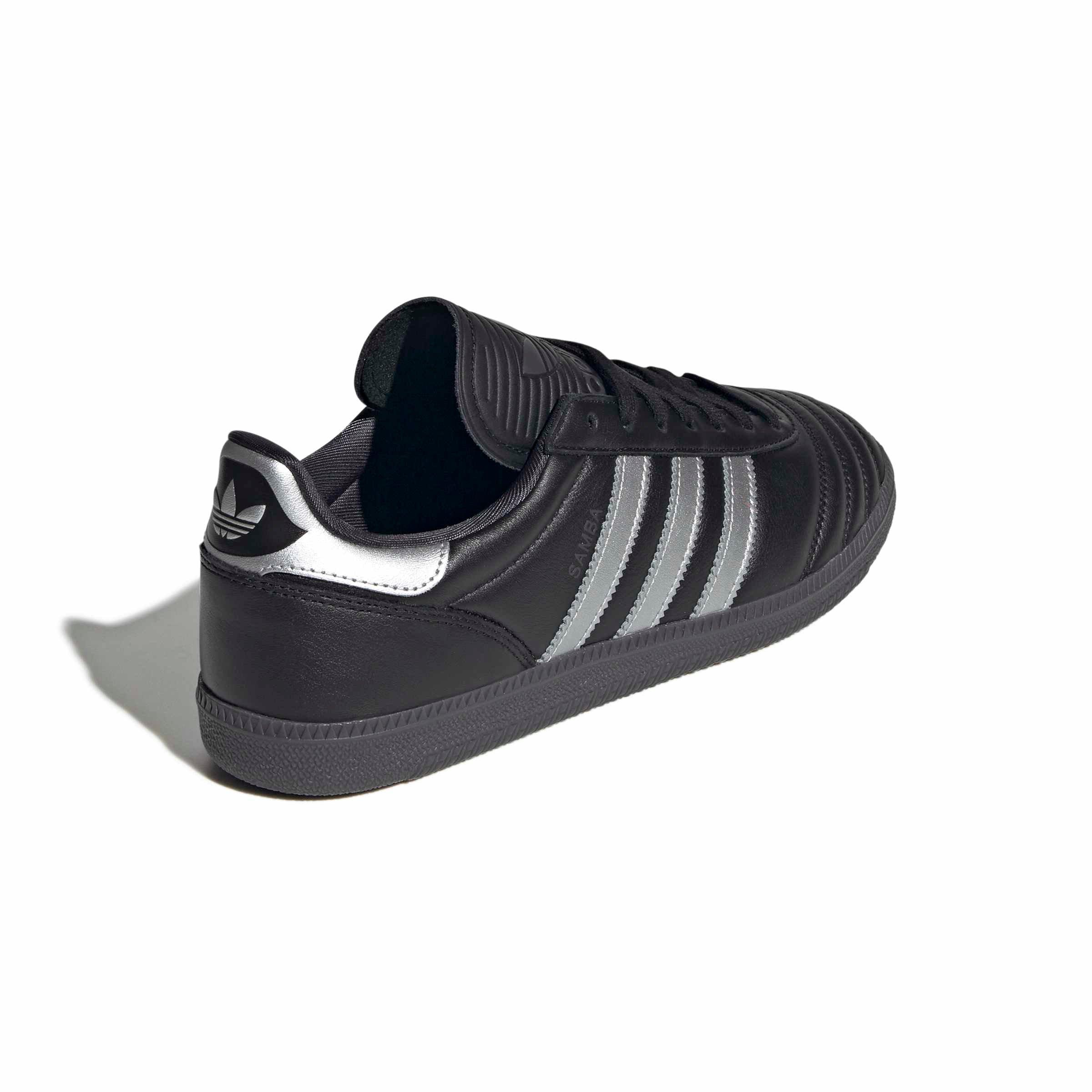 adidas Originals Samba JP "Core Black/Silver Metallic/Utility Black" Men's Shoe - BLACK/SILVER/BLACK Thumbnail View 4