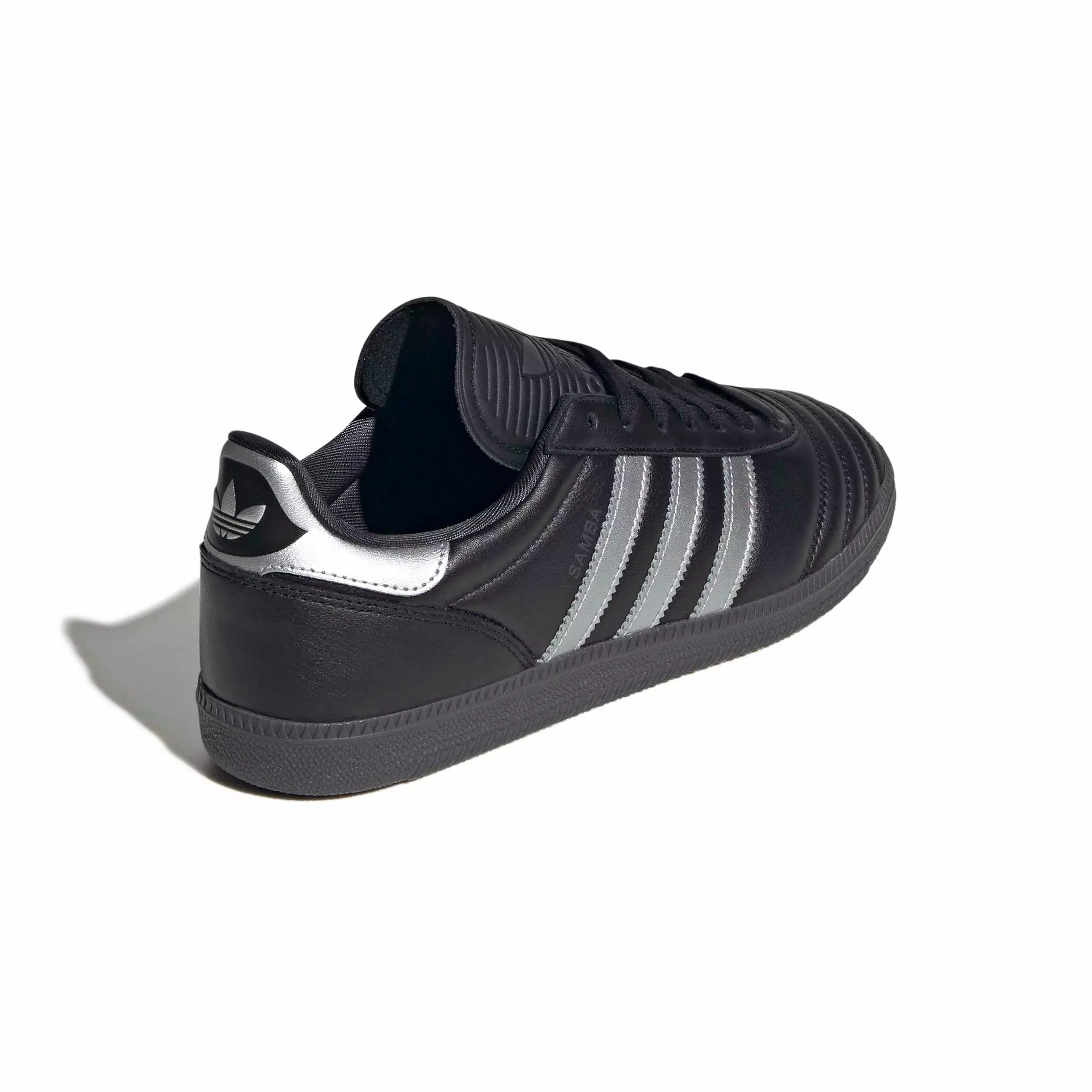 adidas Originals Samba JP "Core Black/Silver Metallic/Utility Black" Men's Shoe - BLACK/SILVER/BLACK