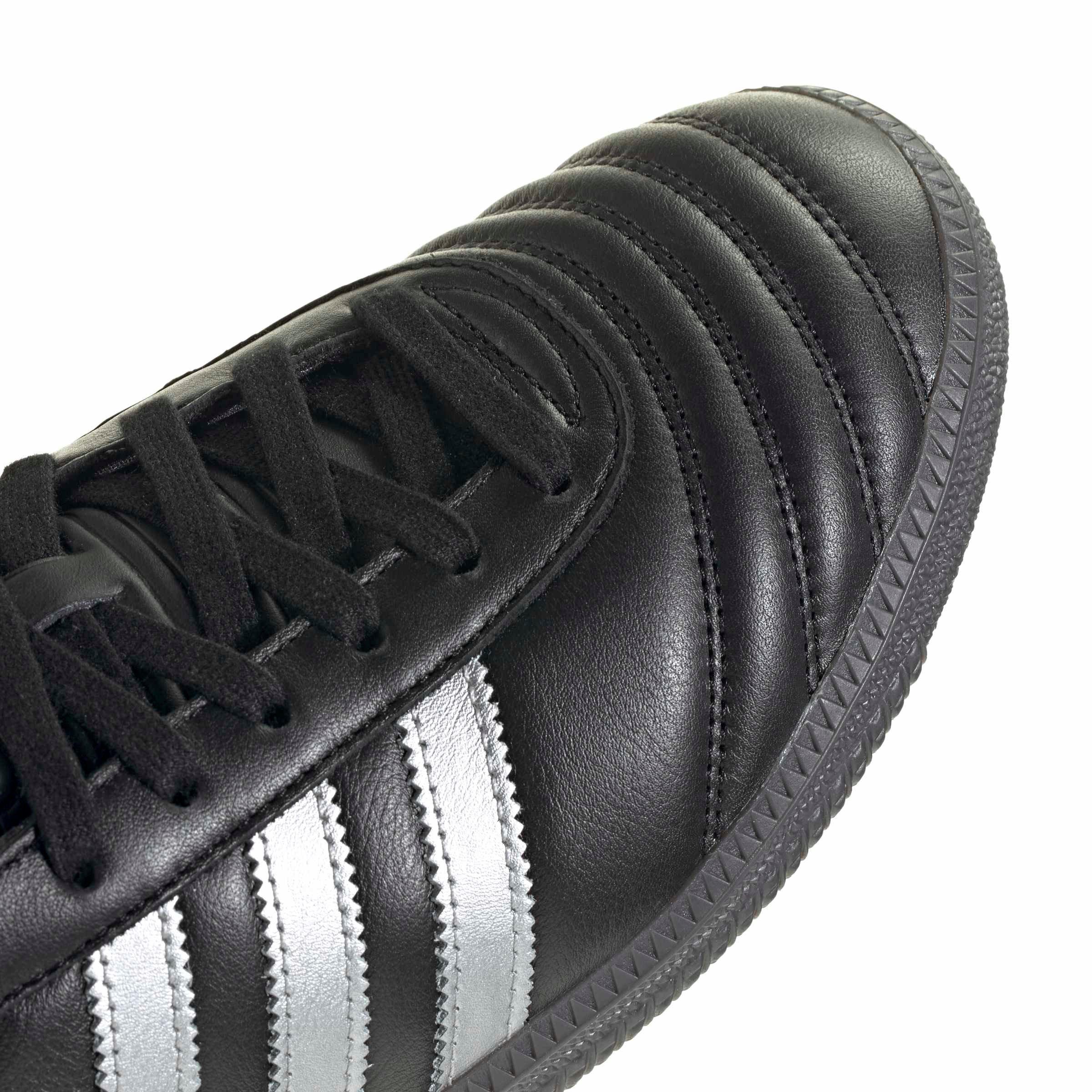 adidas Originals Samba JP "Core Black/Silver Metallic/Utility Black" Men's Shoe - BLACK/SILVER/BLACK Thumbnail View 8