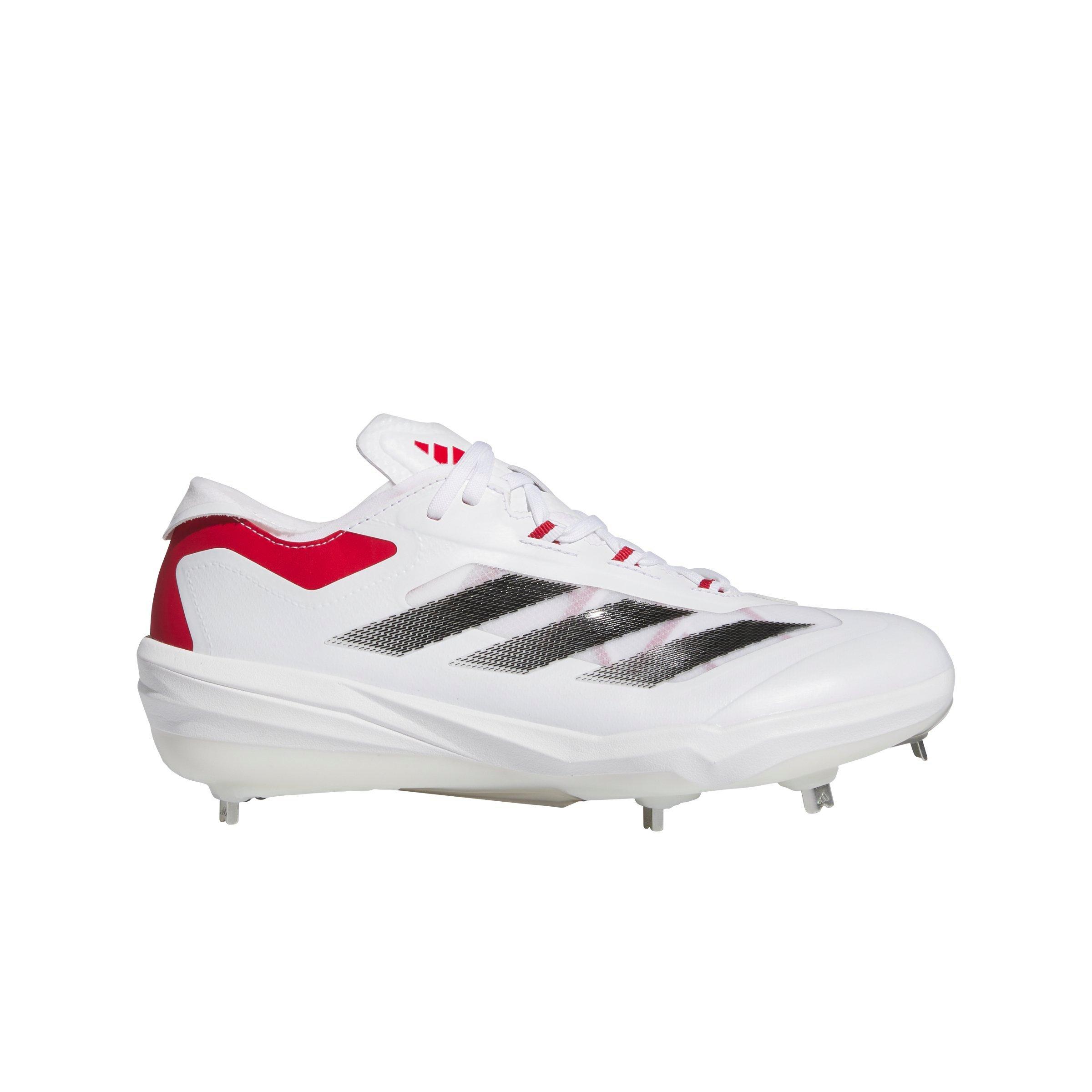 adidas Adizero Impact "Ftwr White/Core Black/Team Power Red 2" Men's Baseball Cleat - WHITE/BLACK/RED Thumbnail View 1