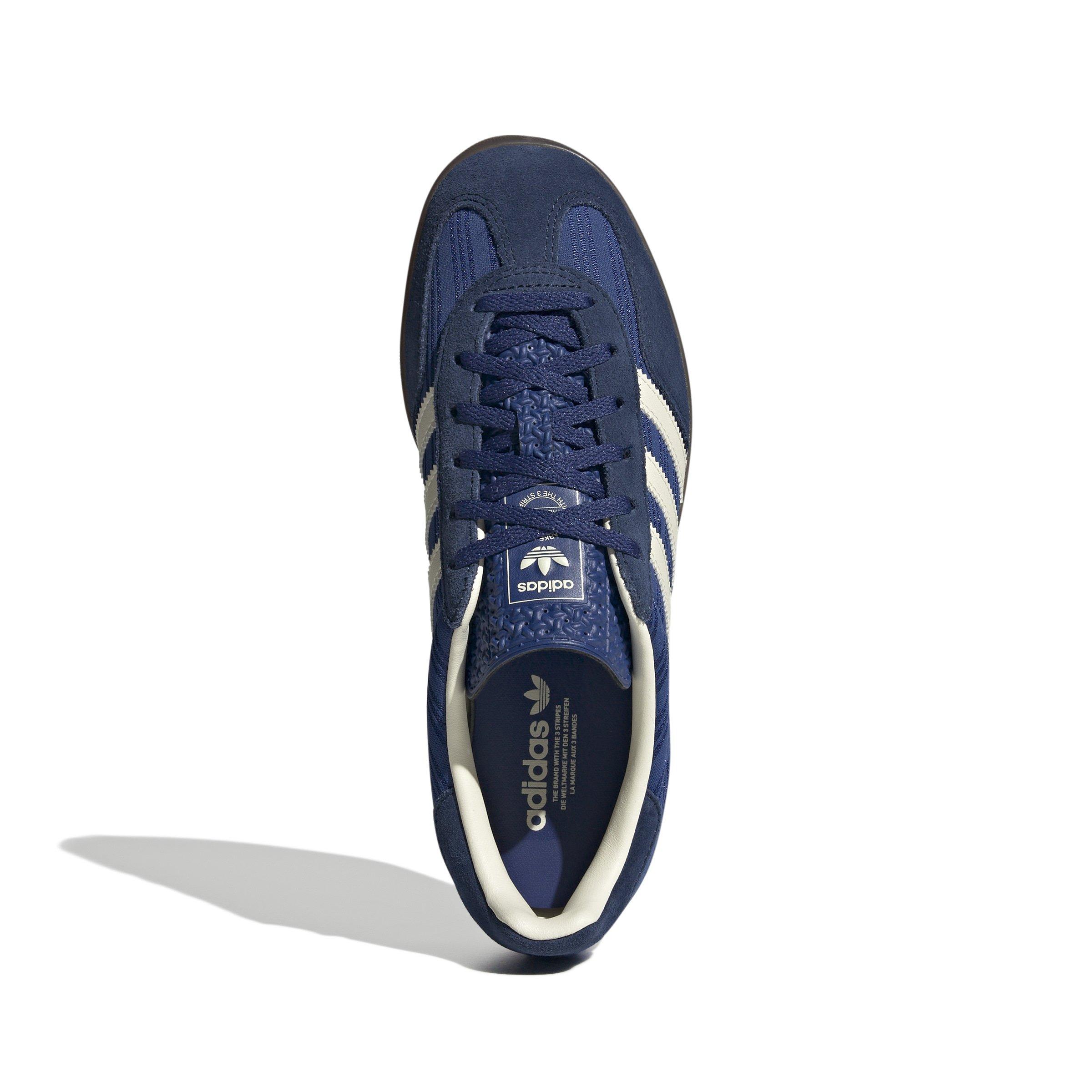 adidas Originals Gazelle "Victory Blue/Night Indigo/Cream White" Women's Shoe - BLUE/INDIGO/WHITE Thumbnail View 5