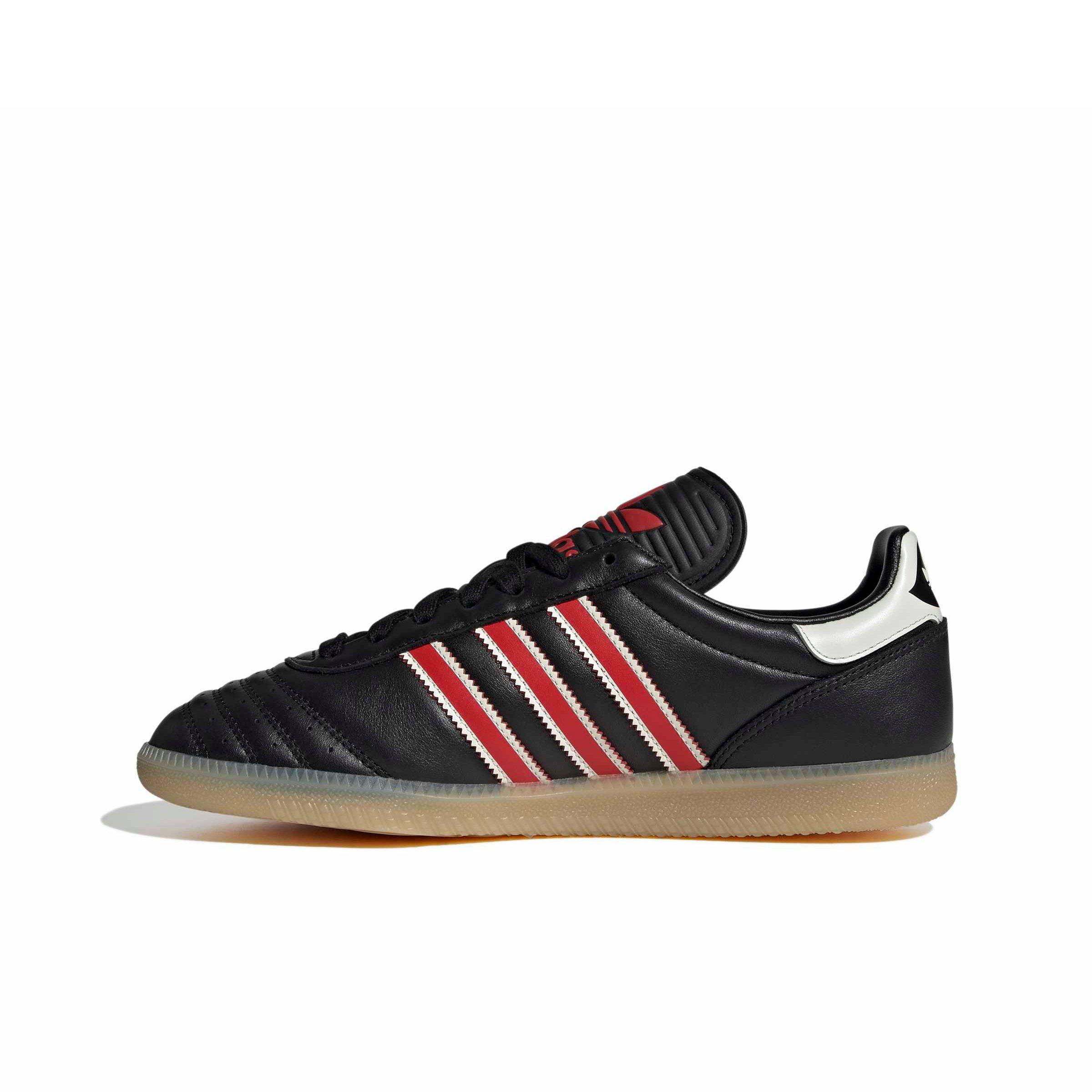 adidas Originals Samba JP "Core Black/Red/Gum 3" Men's Shoe - BLACK/RED/GUM Thumbnail View 2