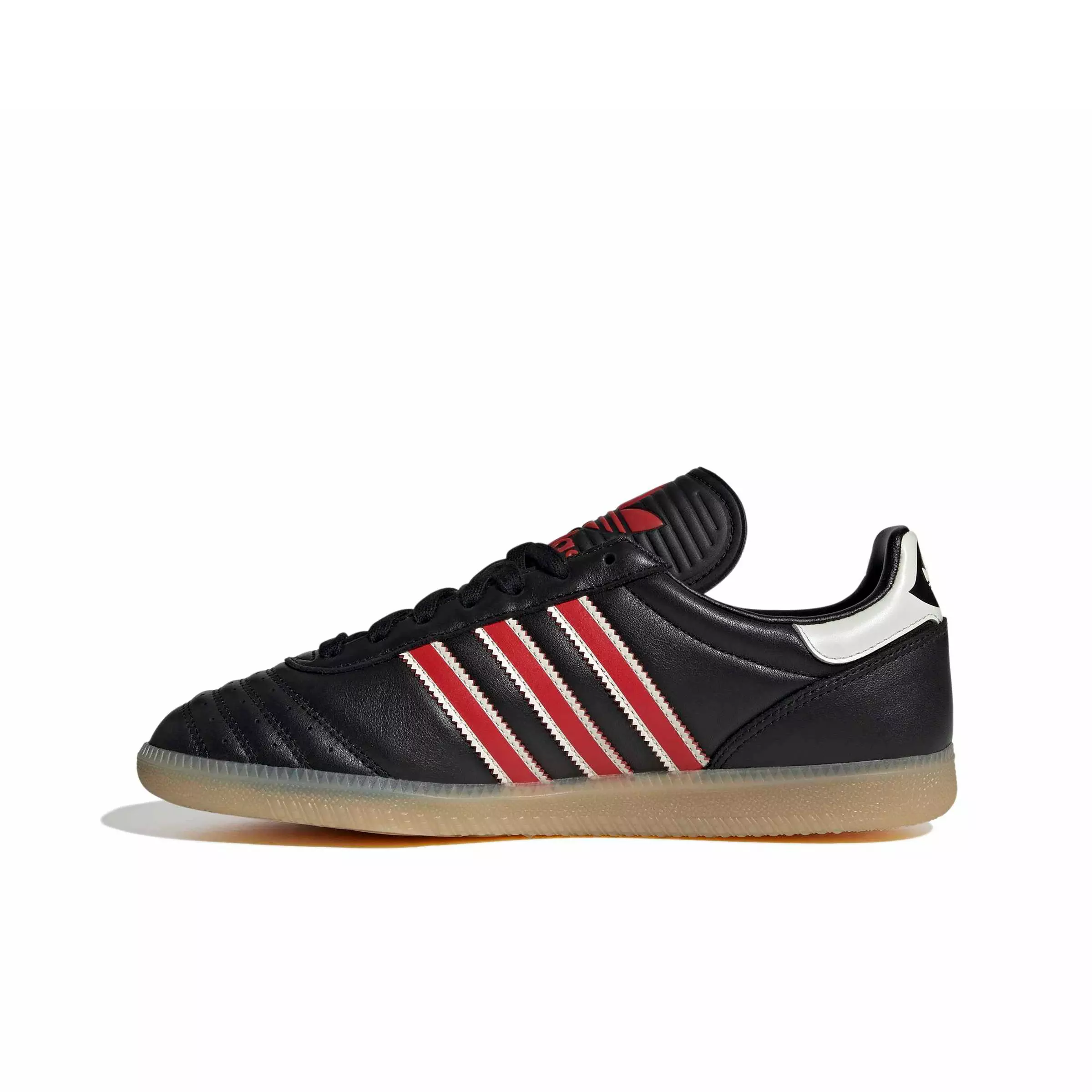 adidas Originals Samba JP "Core Black/Red/Gum 3" Men's Shoe - BLACK/RED/GUM