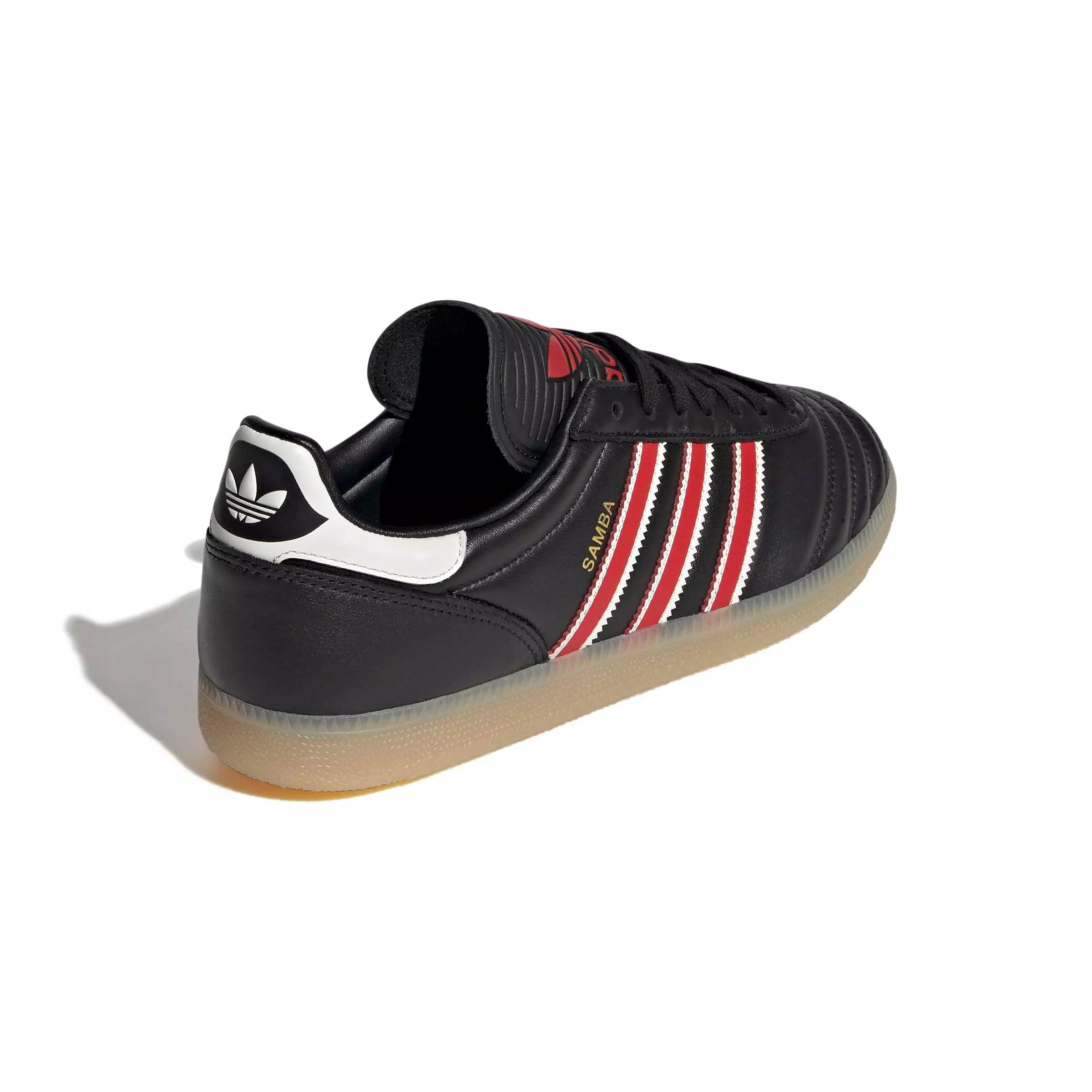 adidas Originals Samba JP "Core Black/Red/Gum 3" Men's Shoe - BLACK/RED/GUM