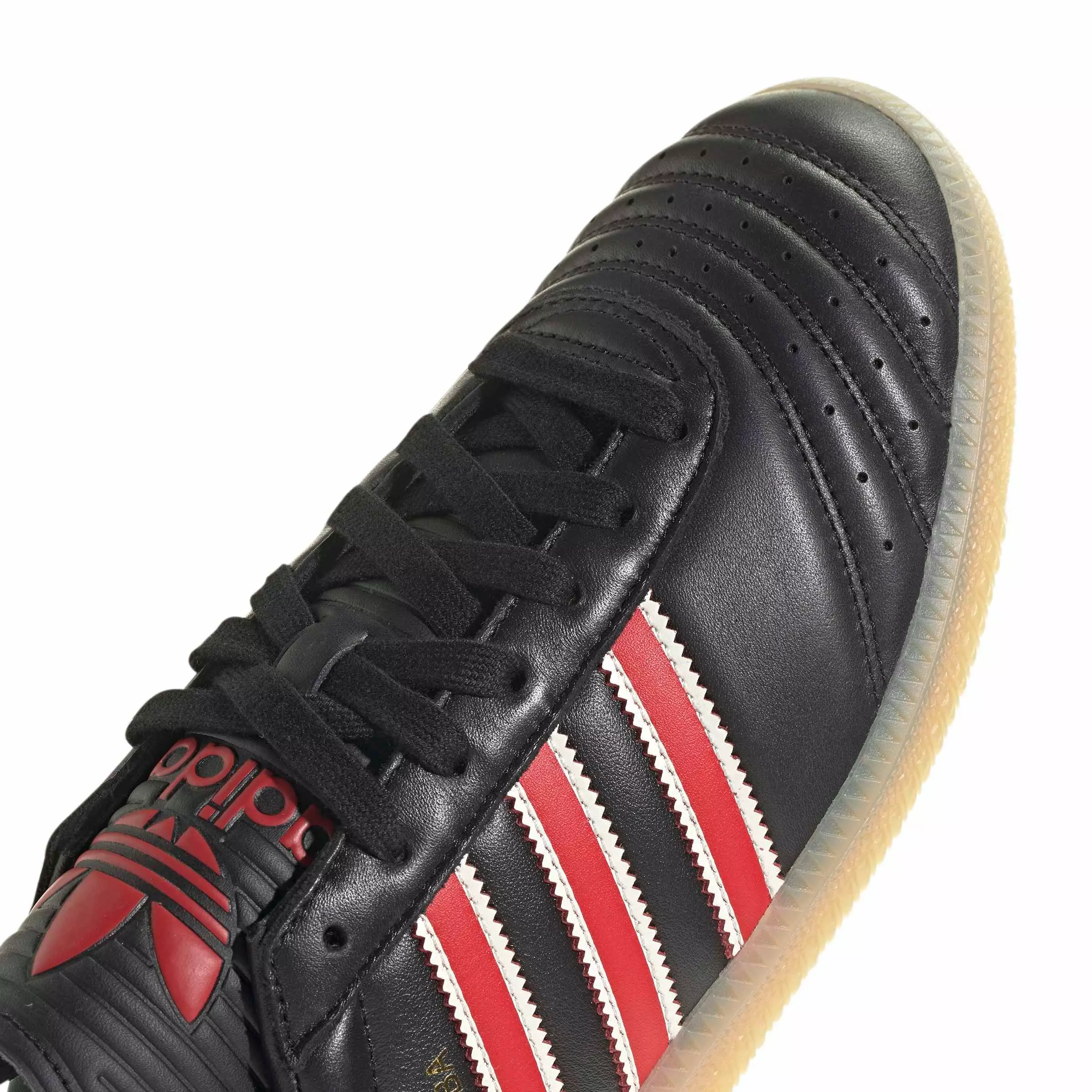 adidas Originals Samba JP "Core Black/Red/Gum 3" Men's Shoe - BLACK/RED/GUM