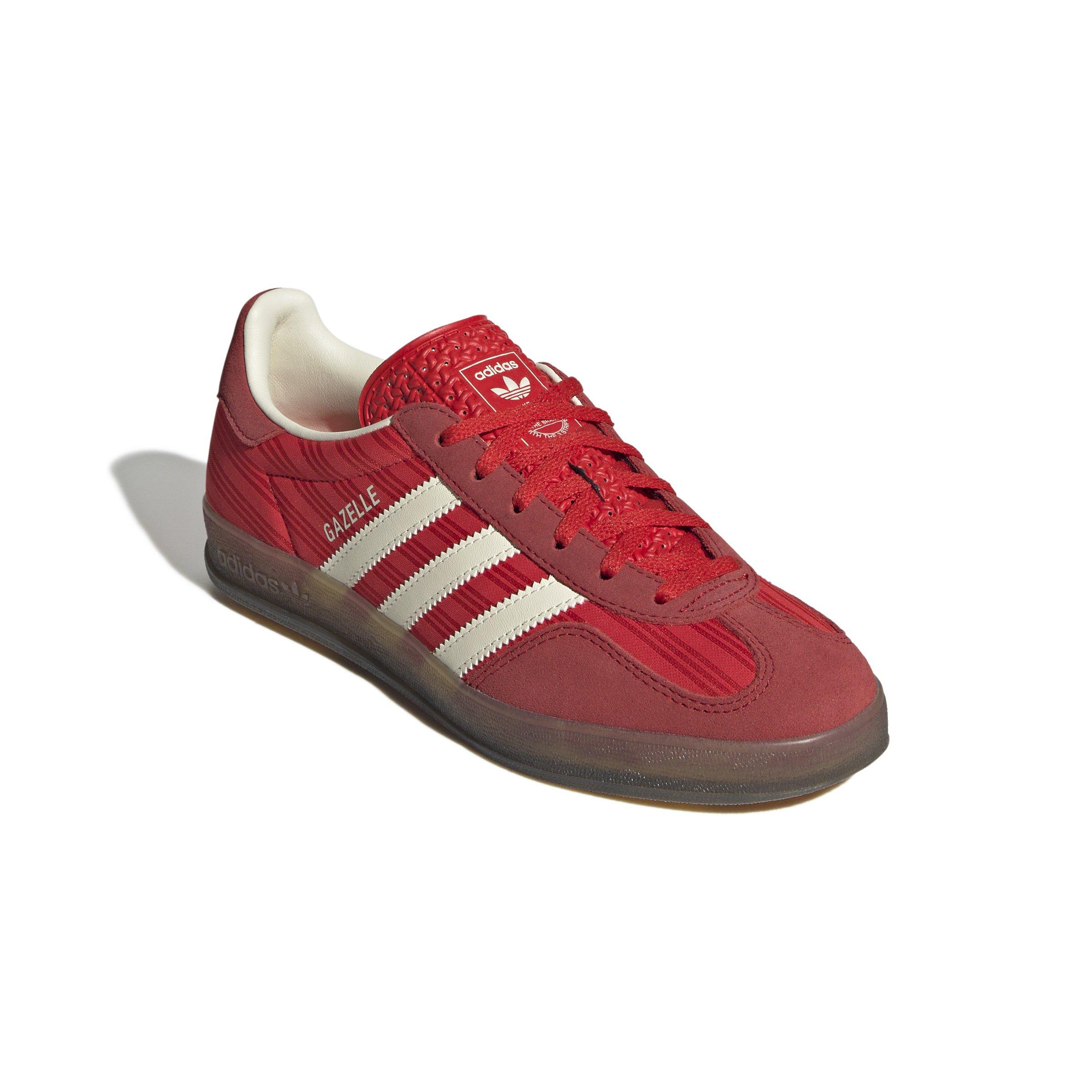 adidas Originals Gazelle "Red/Better Scarlet/Cream White" Women's Shoe - RED/SCARLET/WHITE Thumbnail View 3