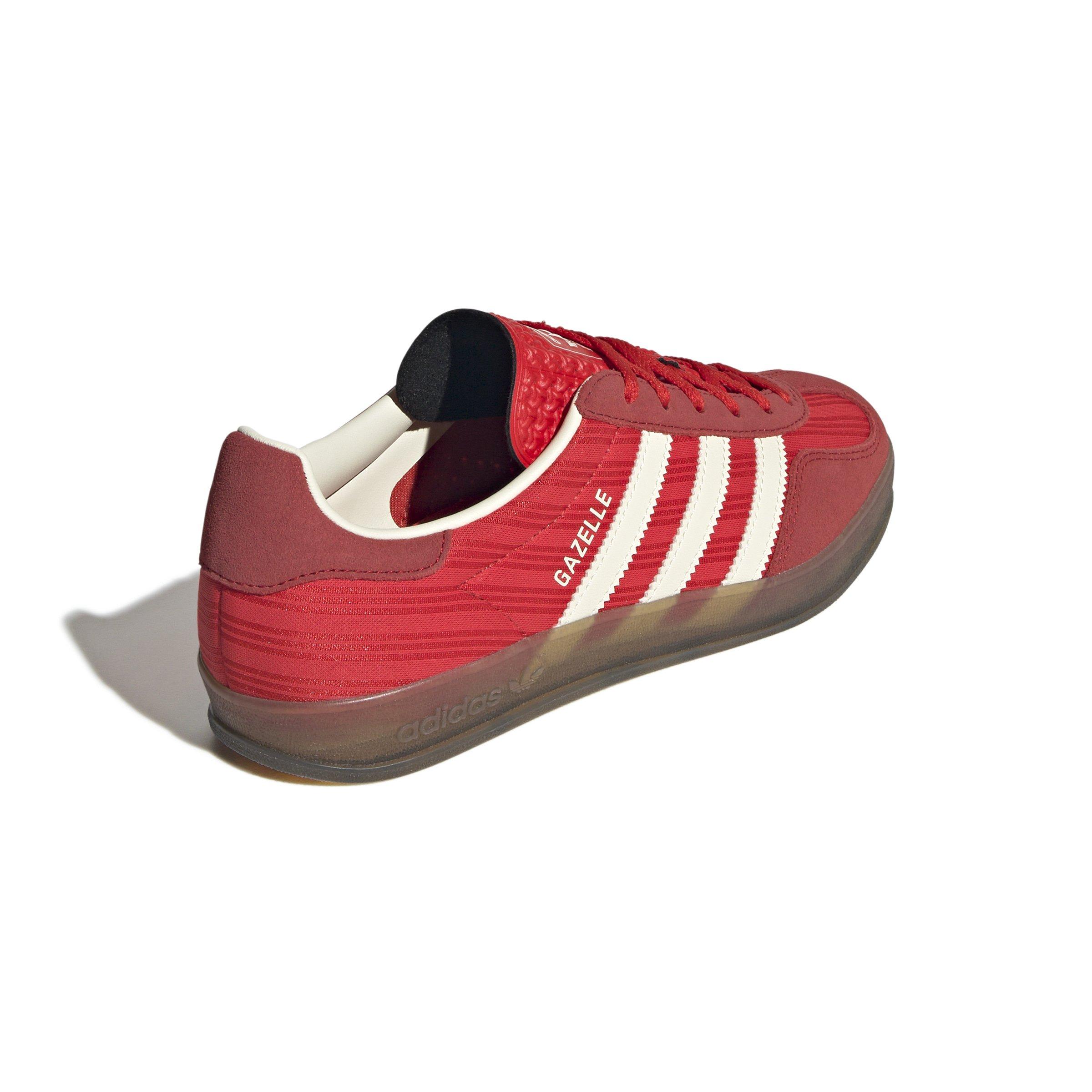 adidas Originals Gazelle "Red/Better Scarlet/Cream White" Women's Shoe - RED/SCARLET/WHITE Thumbnail View 4