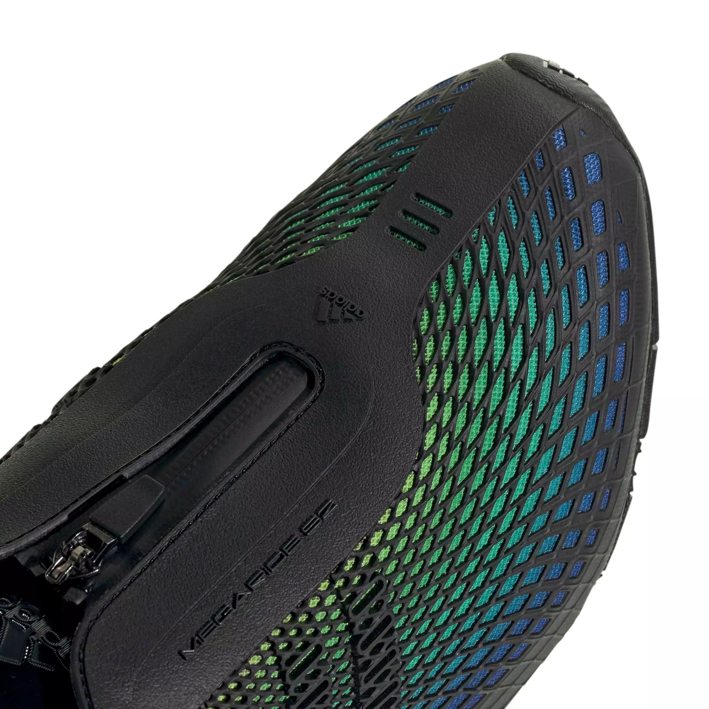 adidas Originals Megaride S2 "Core Black/Core Black/Semi Screaming Green" Men's Shoe - BLACK/BLACK/GREEN