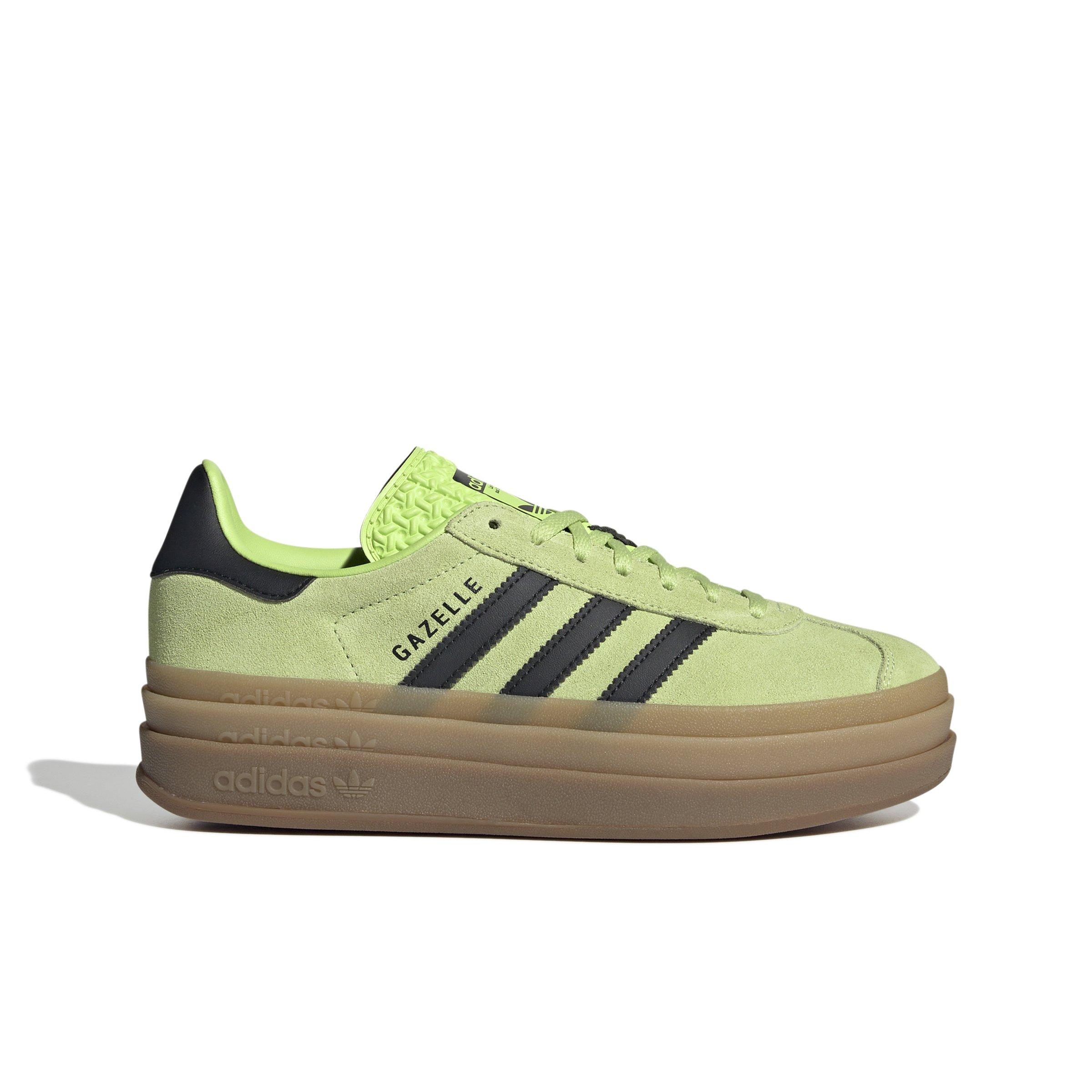adidas Originals Gazelle Bold "Pulse Lime/Core Black/Gum 2" Women's Shoe - LIME/BLACK/GUM Thumbnail View 1