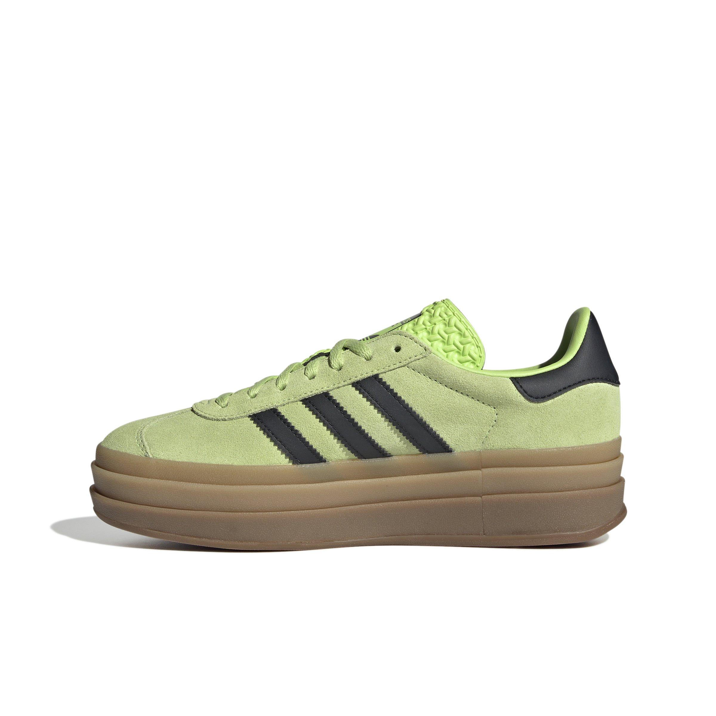 adidas Originals Gazelle Bold "Pulse Lime/Core Black/Gum 2" Women's Shoe - LIME/BLACK/GUM Thumbnail View 2