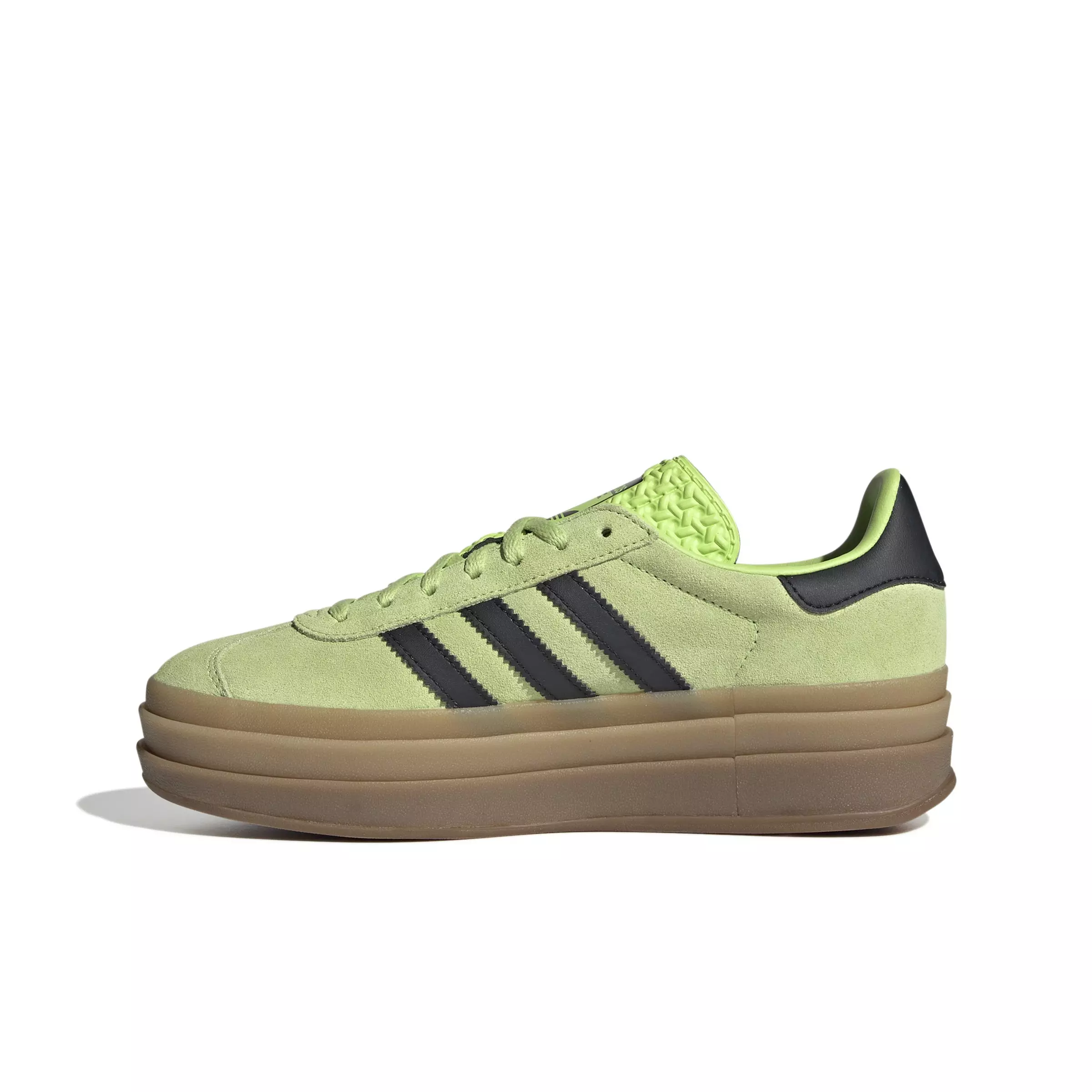 adidas Originals Gazelle Bold "Pulse Lime/Core Black/Gum 2" Women's Shoe - LIME/BLACK/GUM