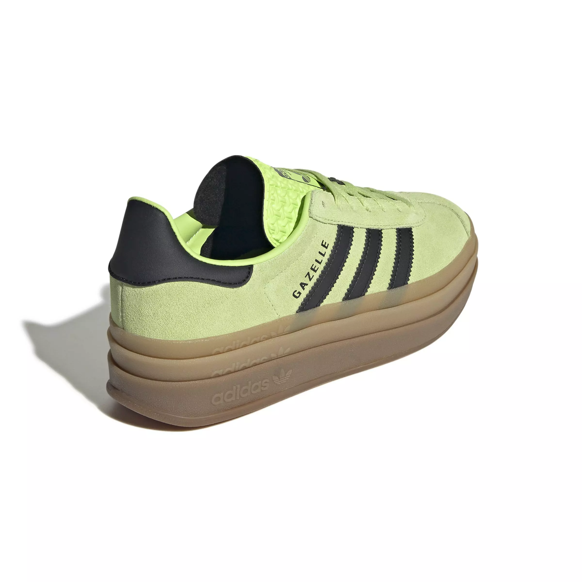 adidas Originals Gazelle Bold "Pulse Lime/Core Black/Gum 2" Women's Shoe - LIME/BLACK/GUM