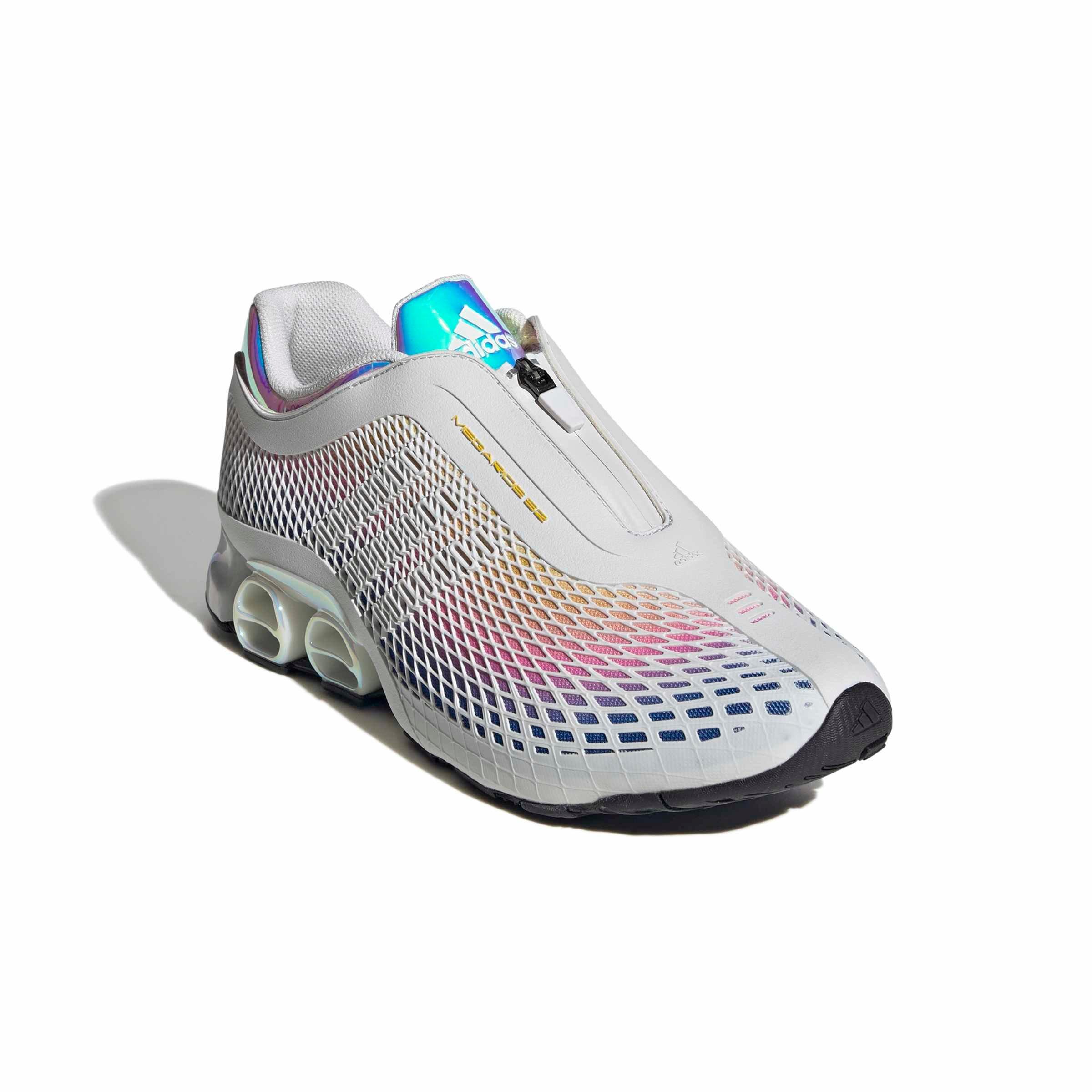 adidas Originals Megaride S2 "Crystal White/Crystal White/Yellow" Men's Shoe - WHITE/WHITE/YELLOW Thumbnail View 3