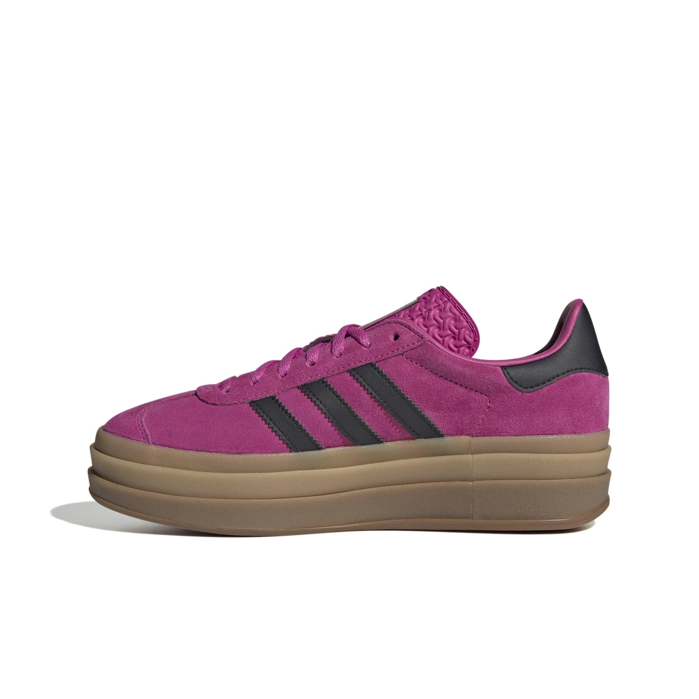 adidas Originals Gazelle Bold "Semi Lucid Fuchsia/Core Black/Gum 2" Women's Shoe - FUCHSIA/BLACK/GUM Thumbnail View 2