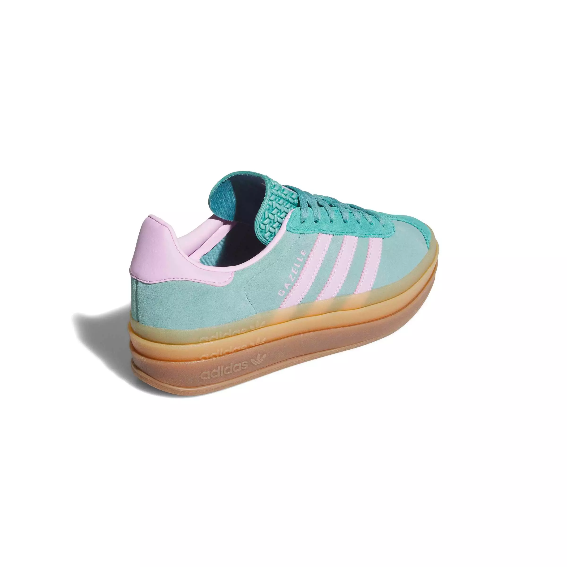 adidas Originals Gazelle Bold "Powder Teal/Bliss Lilac/Pure Teal" Women's Shoe - TEAL/LILAC/TEAL