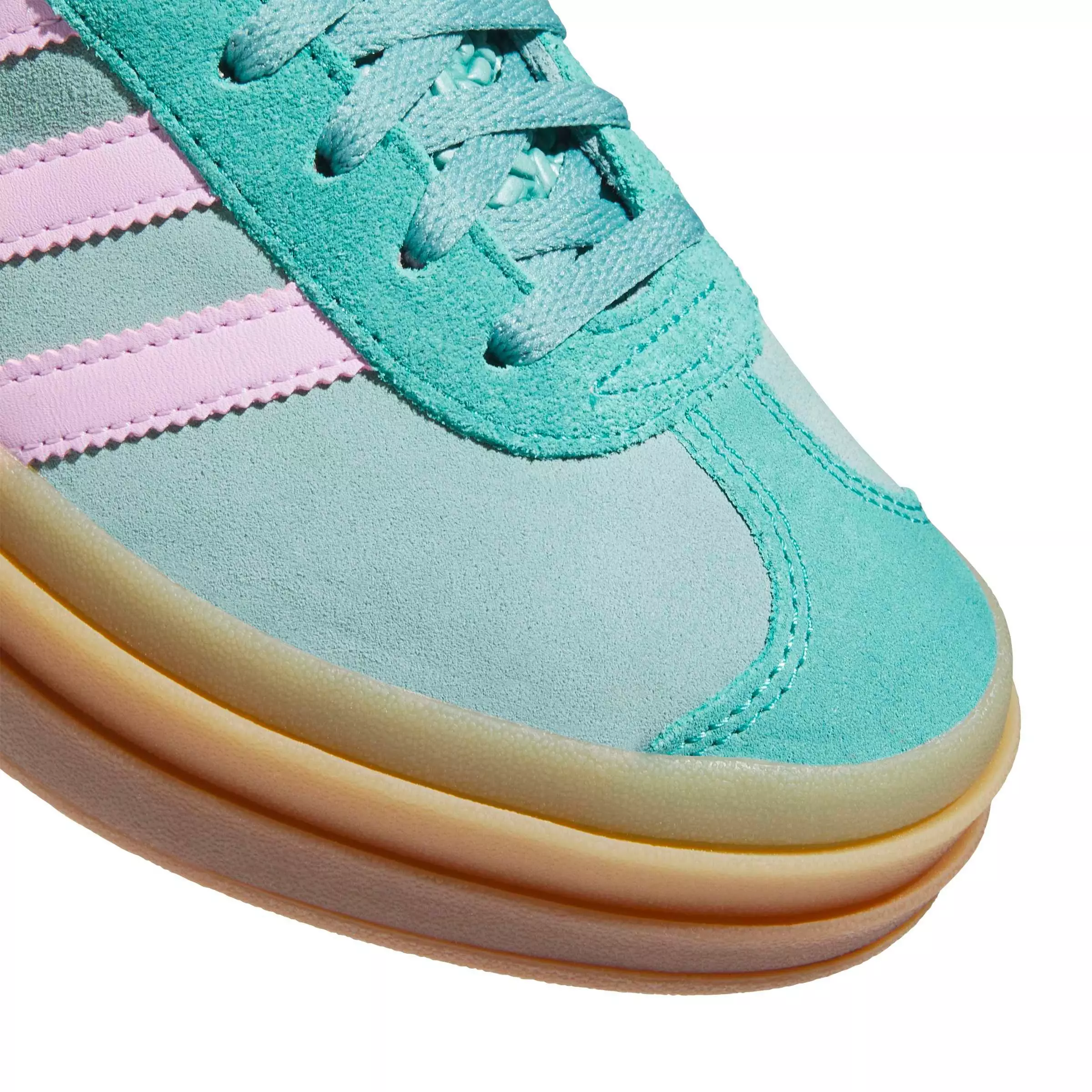 adidas Originals Gazelle Bold "Powder Teal/Bliss Lilac/Pure Teal" Women's Shoe - TEAL/LILAC/TEAL