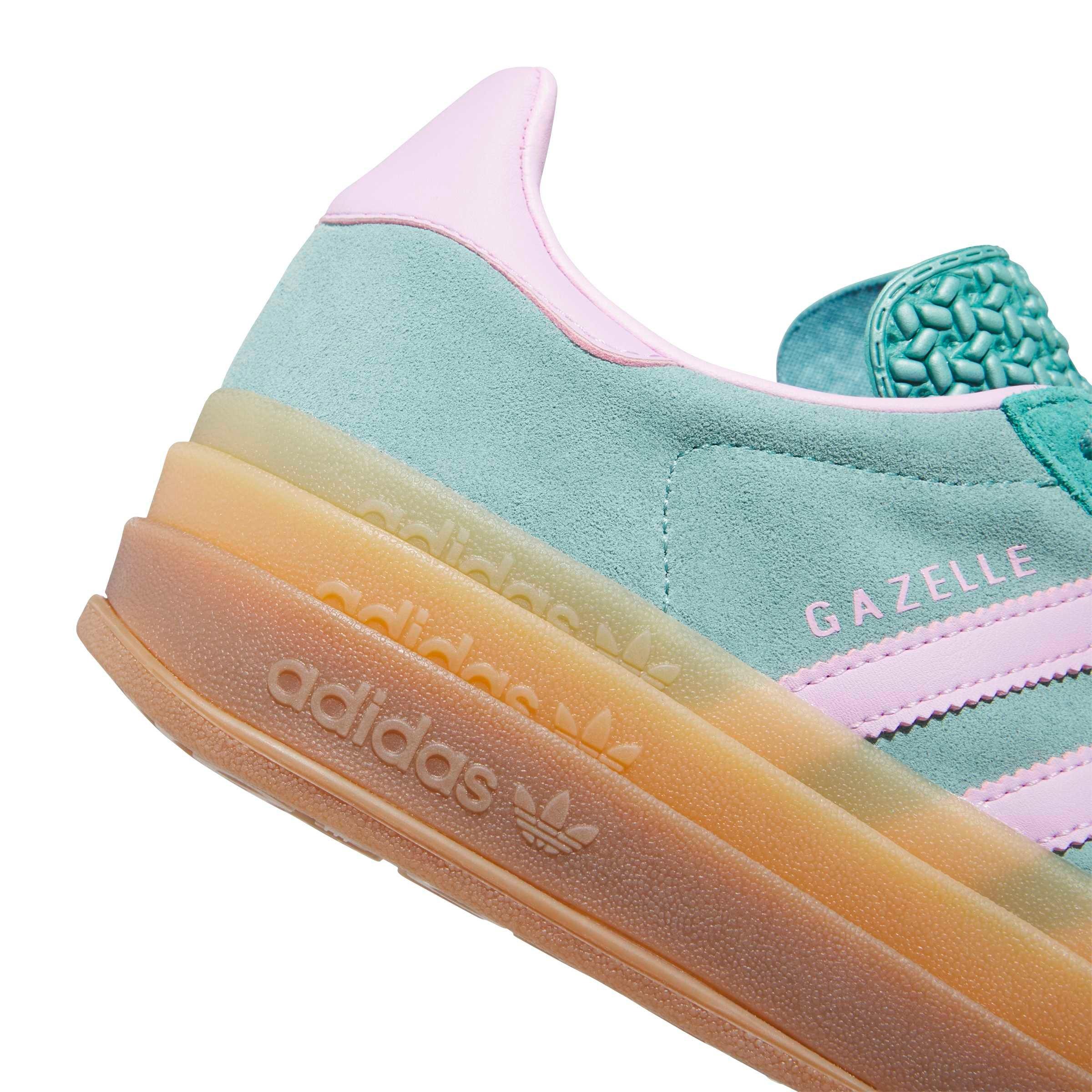 adidas Originals Gazelle Bold "Powder Teal/Bliss Lilac/Pure Teal" Women's Shoe - TEAL/LILAC/TEAL Thumbnail View 6