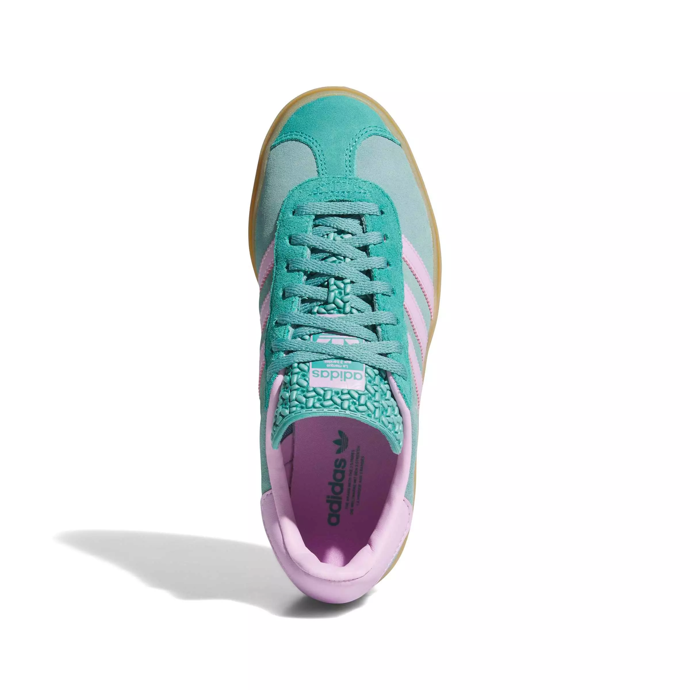 adidas Originals Gazelle Bold "Powder Teal/Bliss Lilac/Pure Teal" Women's Shoe - TEAL/LILAC/TEAL