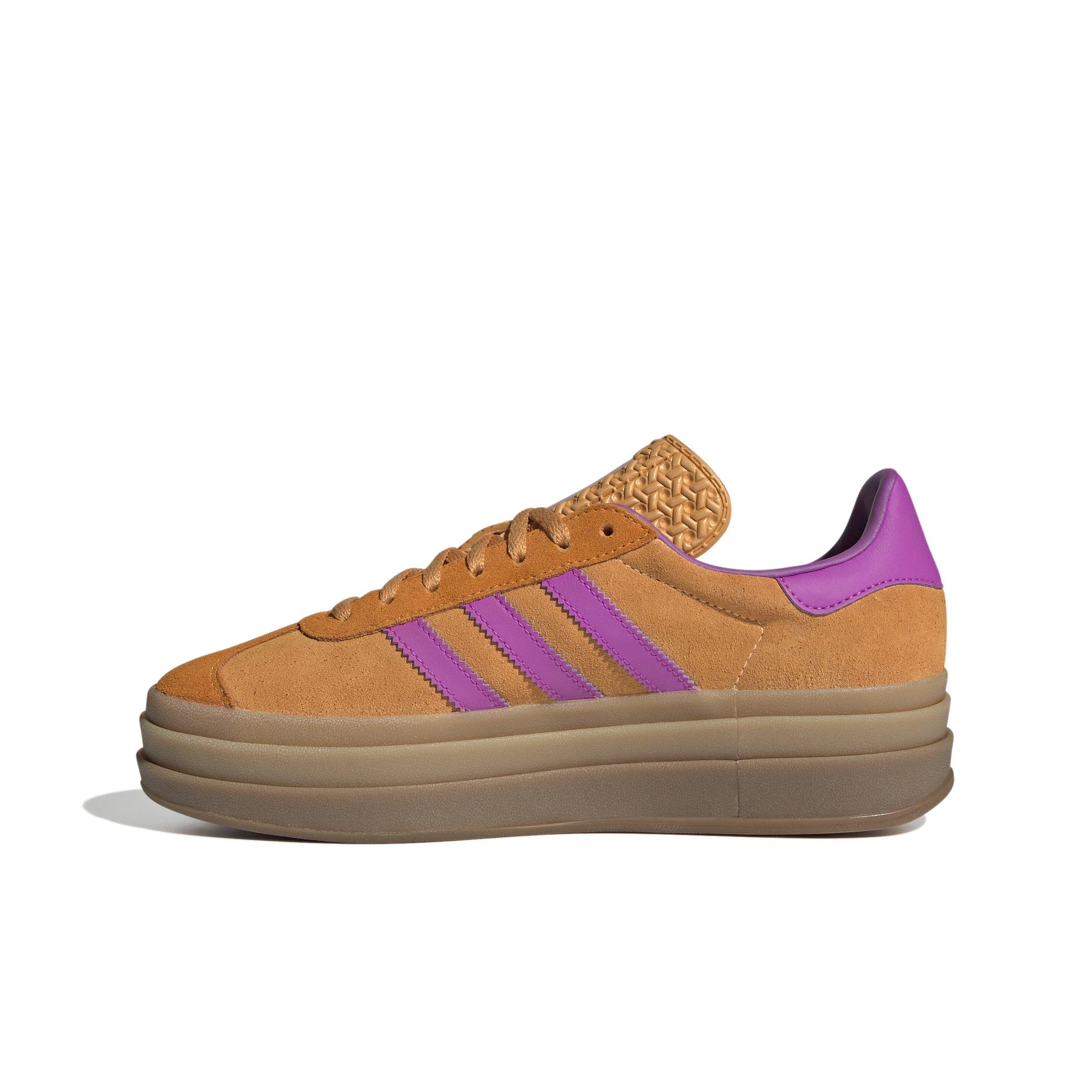 adidas Originals Gazelle Bold "Flash Orange/Purple Burst/Crew Orange" Women's Shoe - ORANGE/PURPLE/ORANGE Thumbnail View 2