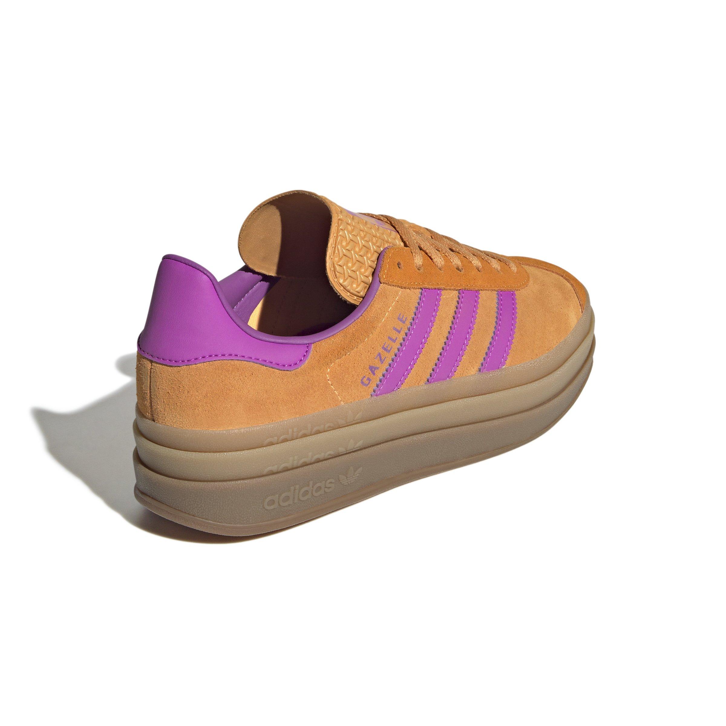 adidas Originals Gazelle Bold "Flash Orange/Purple Burst/Crew Orange" Women's Shoe - ORANGE/PURPLE/ORANGE Thumbnail View 4