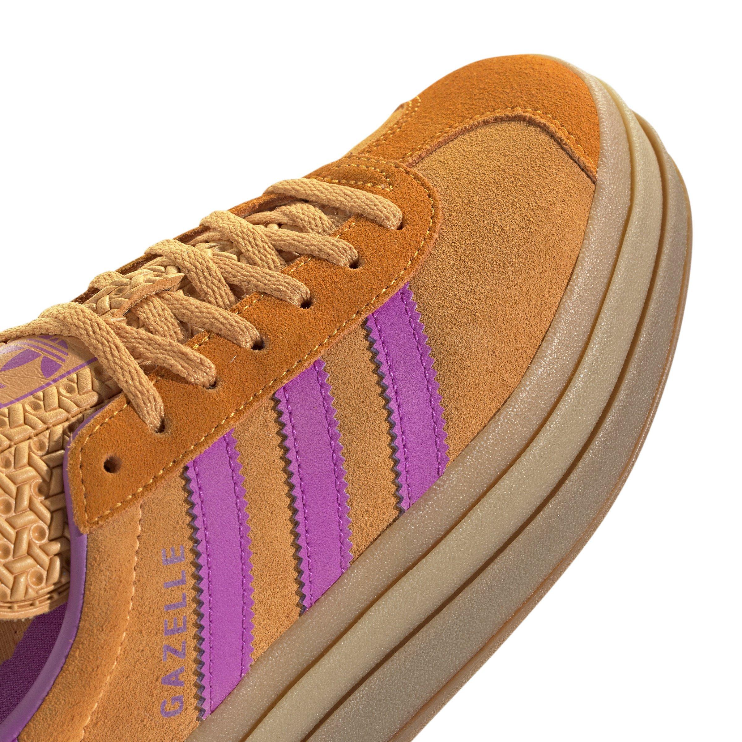 adidas Originals Gazelle Bold "Flash Orange/Purple Burst/Crew Orange" Women's Shoe - ORANGE/PURPLE/ORANGE Thumbnail View 8