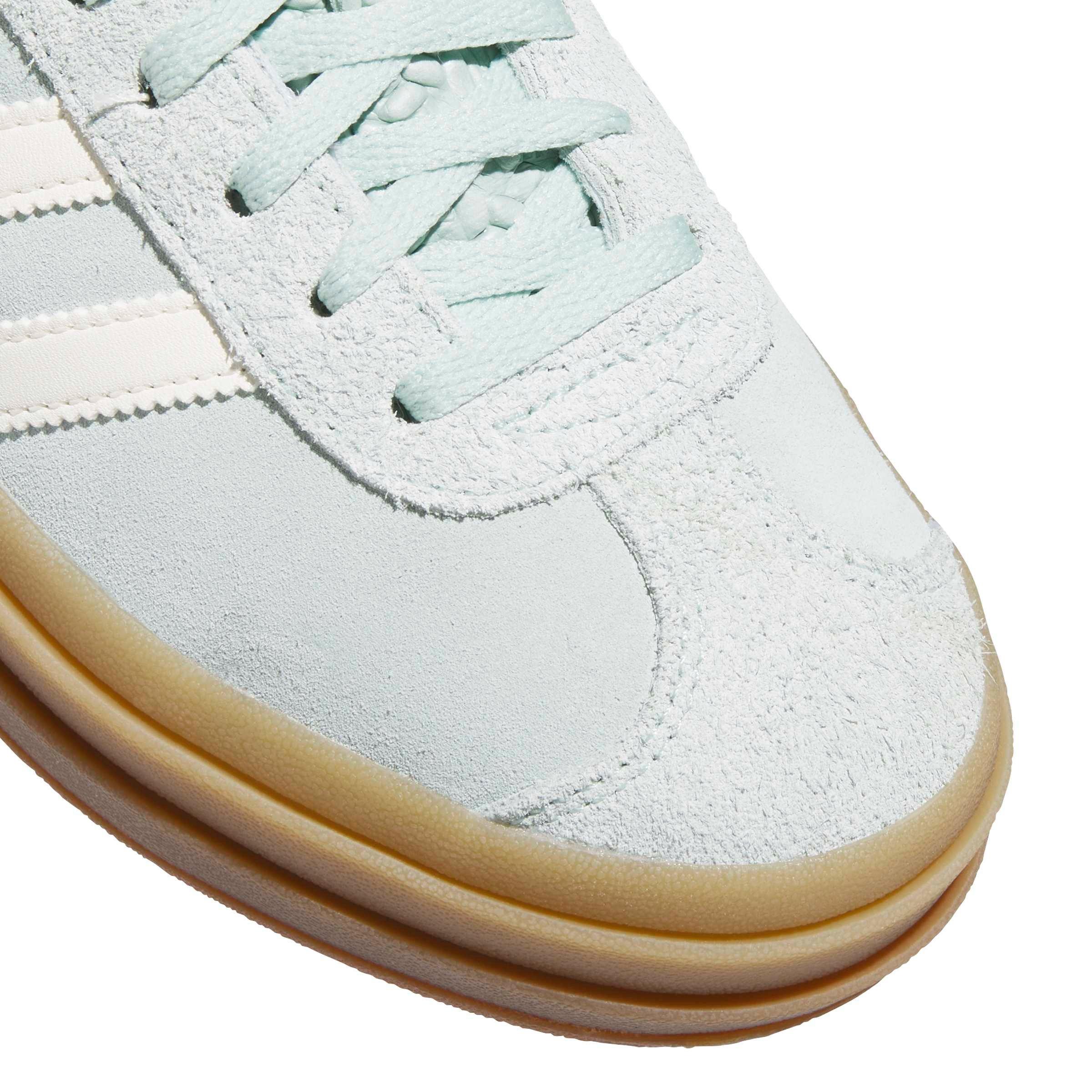 adidas Originals Gazelle Bold "Ash Green/Off White/Gum 2" Women's Shoe - GREEN/OFF WHITE/GUM Thumbnail View 5