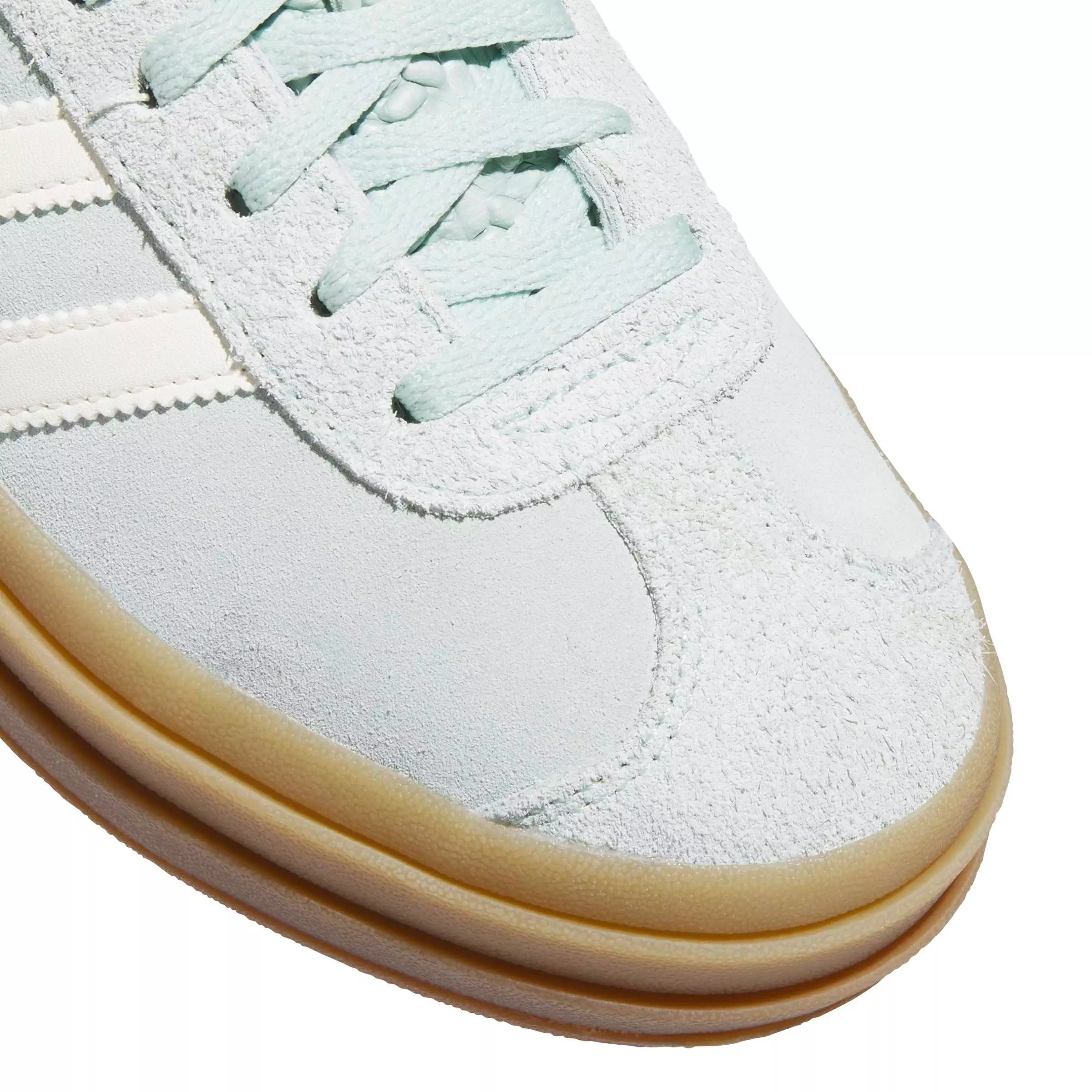adidas Originals Gazelle Bold "Ash Green/Off White/Gum 2" Women's Shoe - GREEN/OFF WHITE/GUM