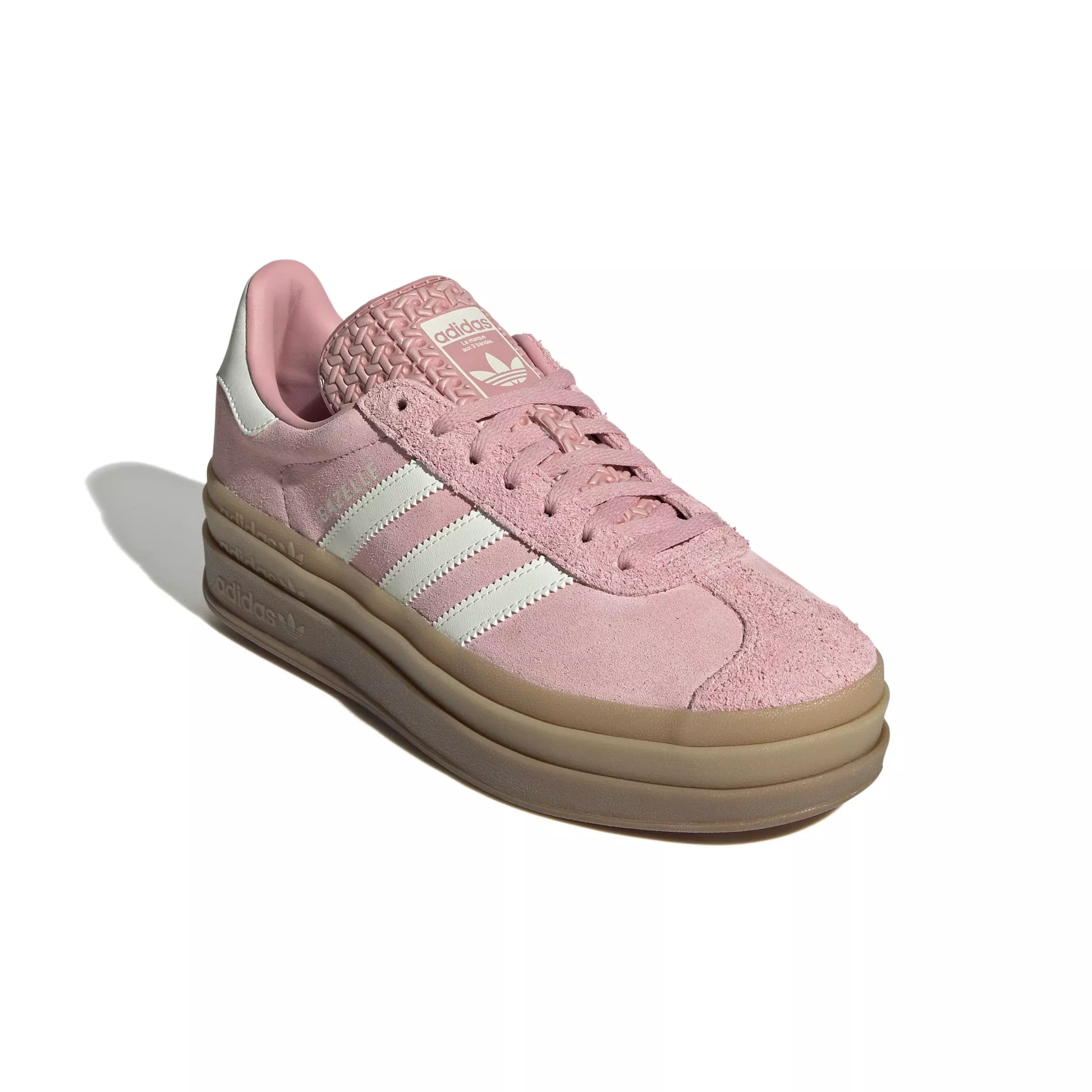 adidas Originals Gazelle Bold "Wonder Mauve/Off White/Gum 2" Women's Shoe - MAUVE/OFF WHITE/GUM