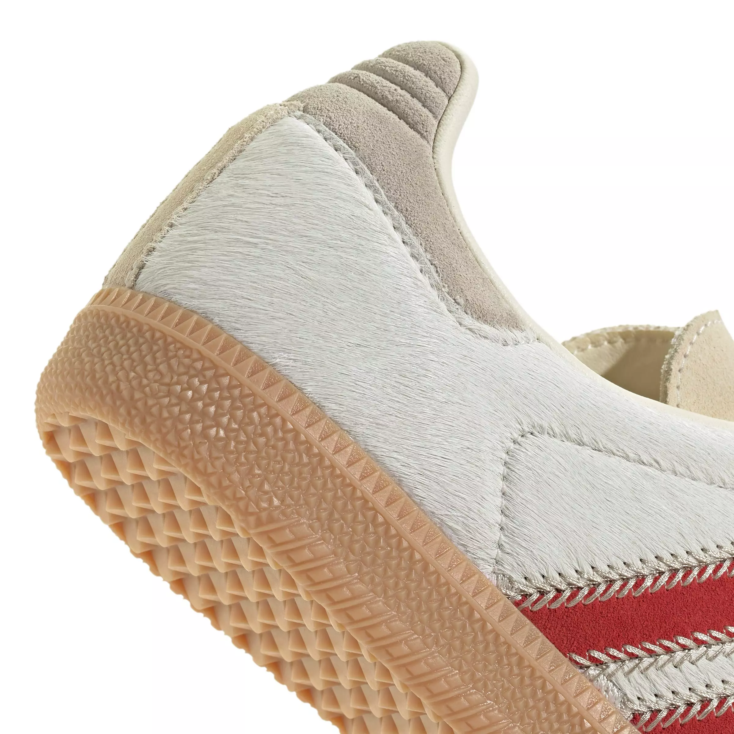 adidas Originals Samba OG "Wonder Beige/Cream White/Better Scarlet" Women's Shoe - BEIGE/WHITE/SCARLET