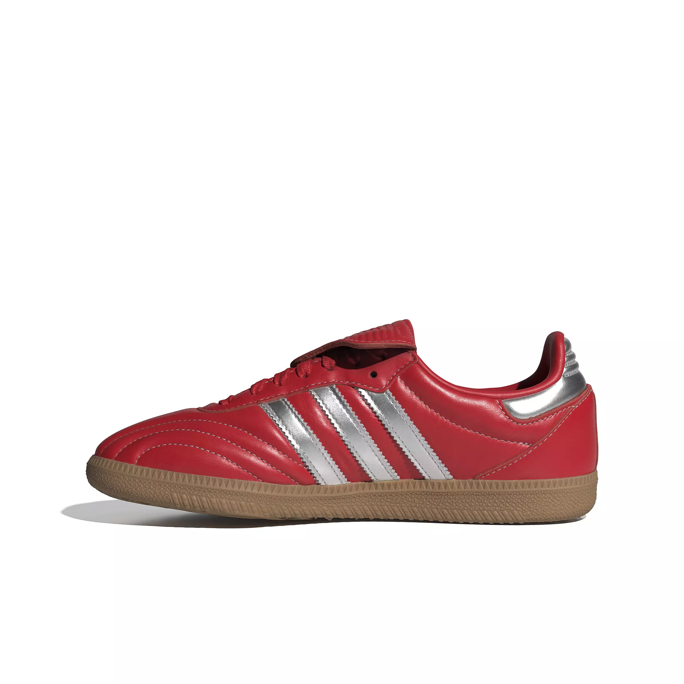 adidas Originals Samba Lt "Better Scarlet/Silver Metallic/Gum 4" Women's Shoe - SCARLET/SILVER/GUM