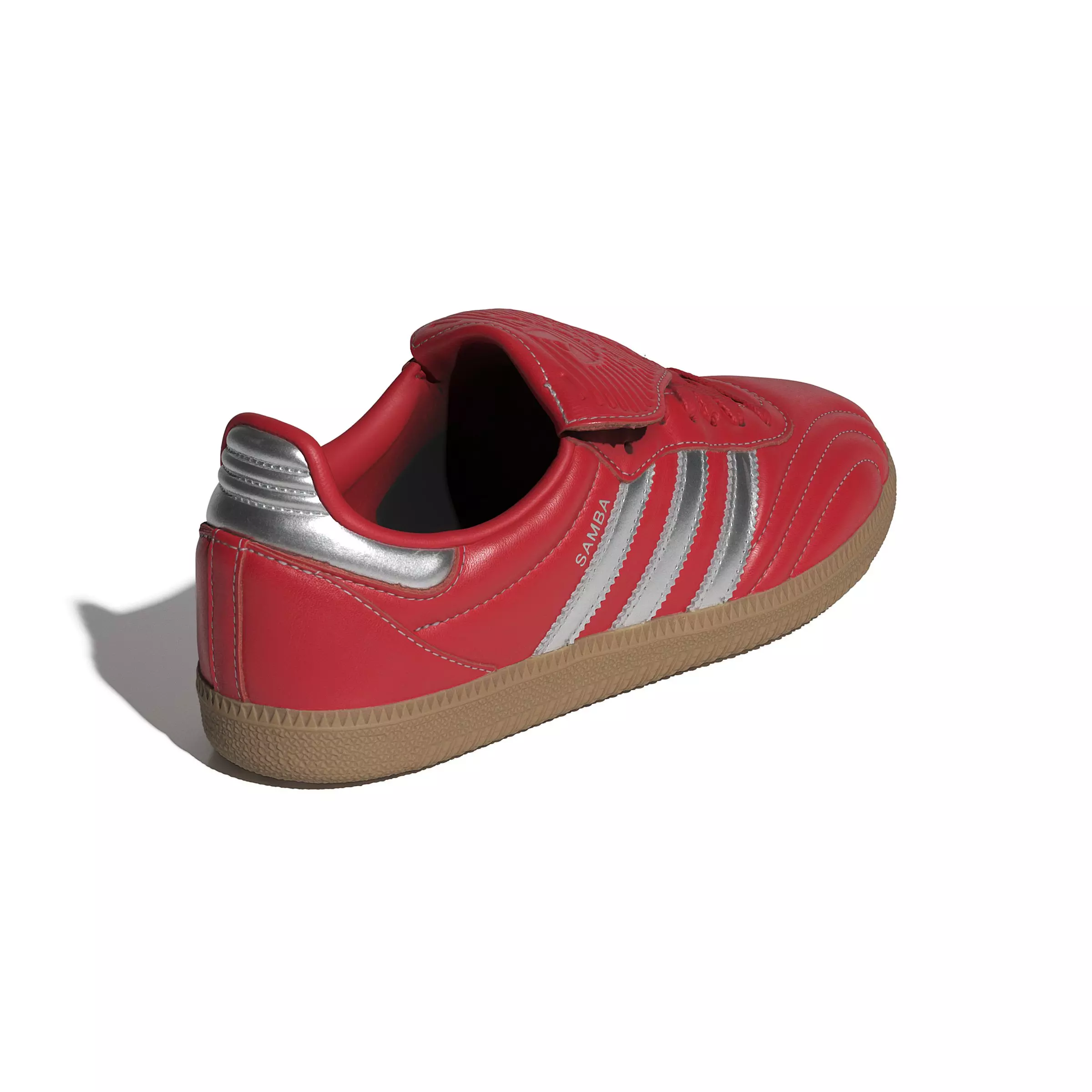 adidas Originals Samba Lt "Better Scarlet/Silver Metallic/Gum 4" Women's Shoe - SCARLET/SILVER/GUM