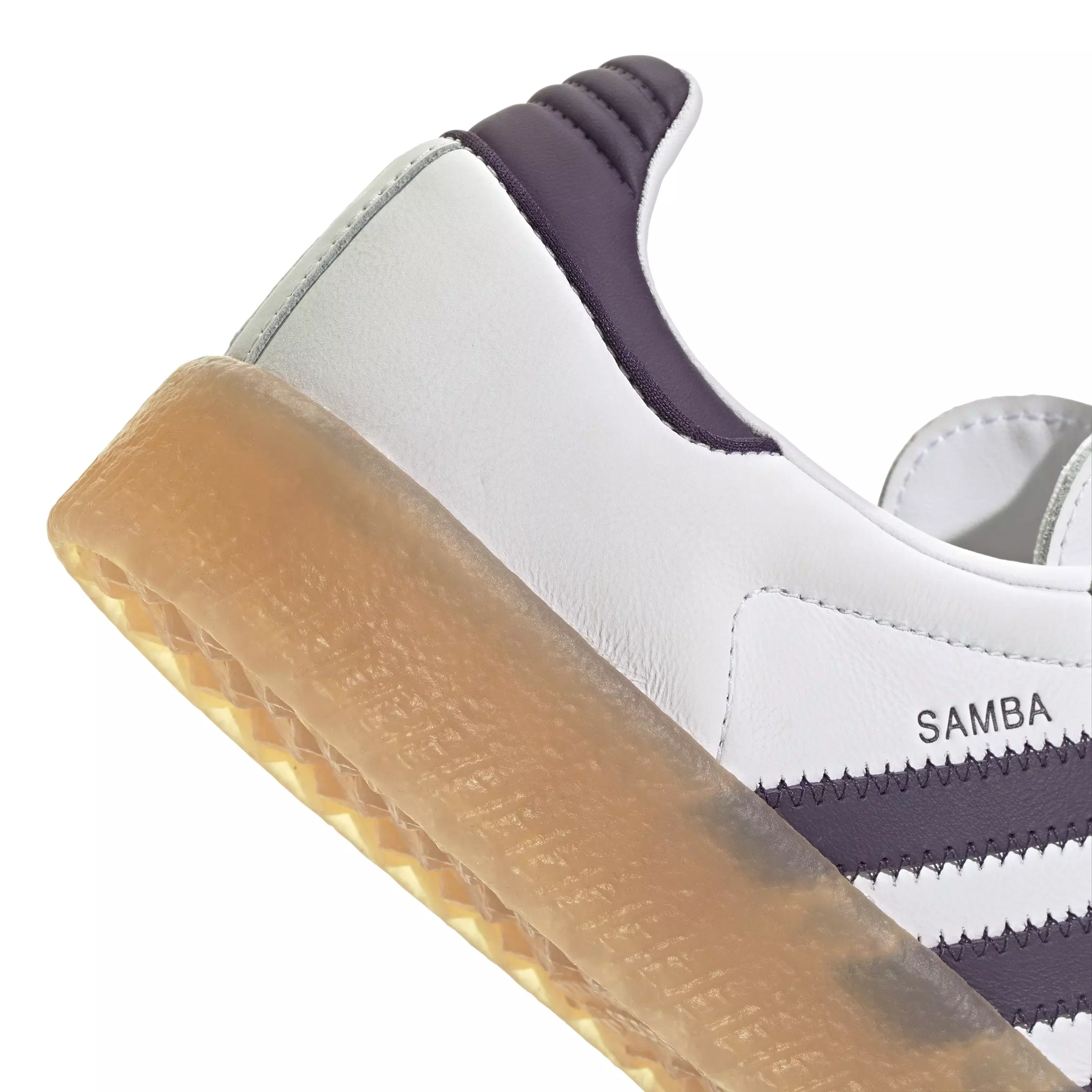 adidas Originals Sambae "Ftwr White/Off White/Aurora Plum" Women's Shoe - WHITE/OFF WHITE/PLUM