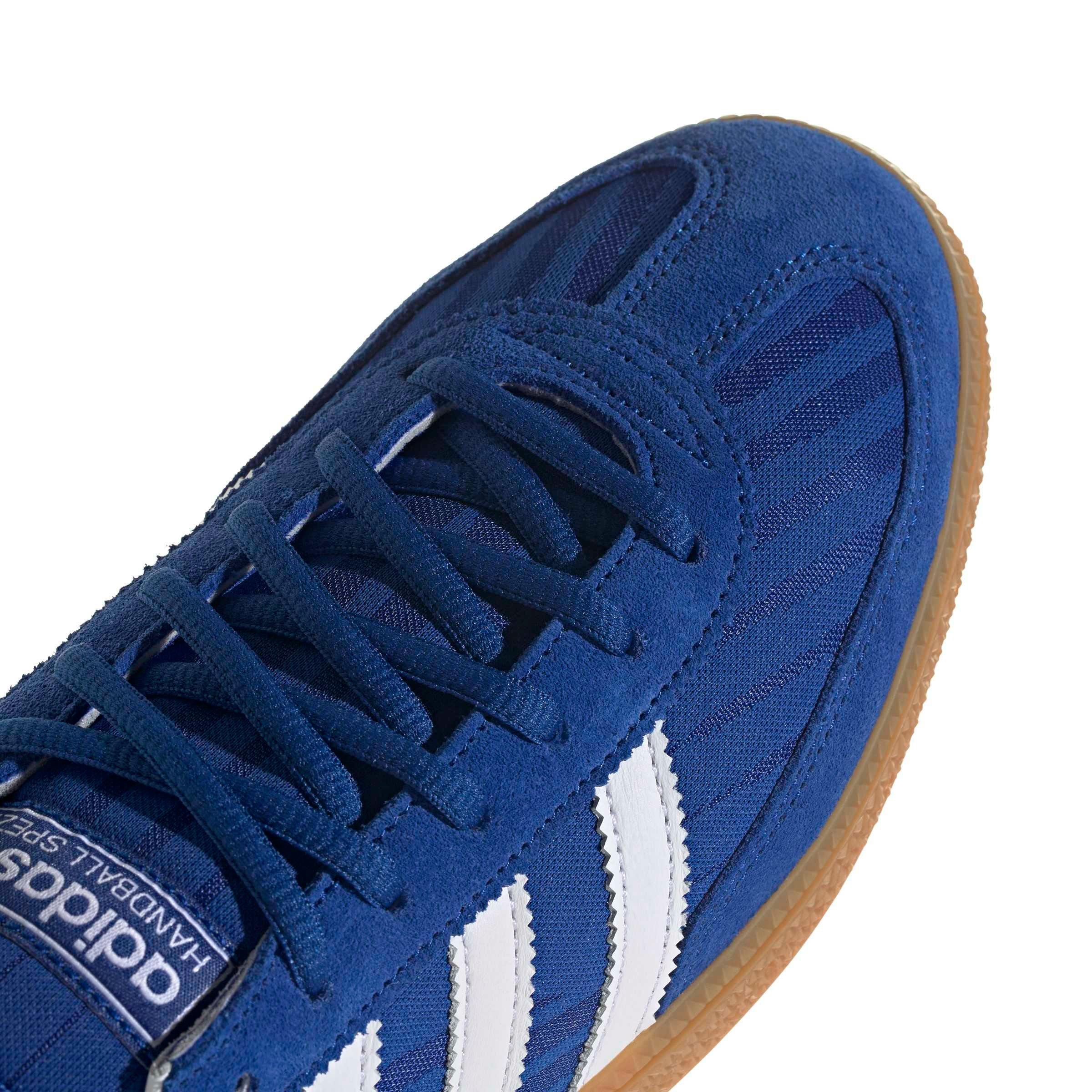 adidas Originals Handball Spezial "Power Blue/Red/Ftwr White" Men's Shoe - BLUE/RED/WHITE Thumbnail View 7