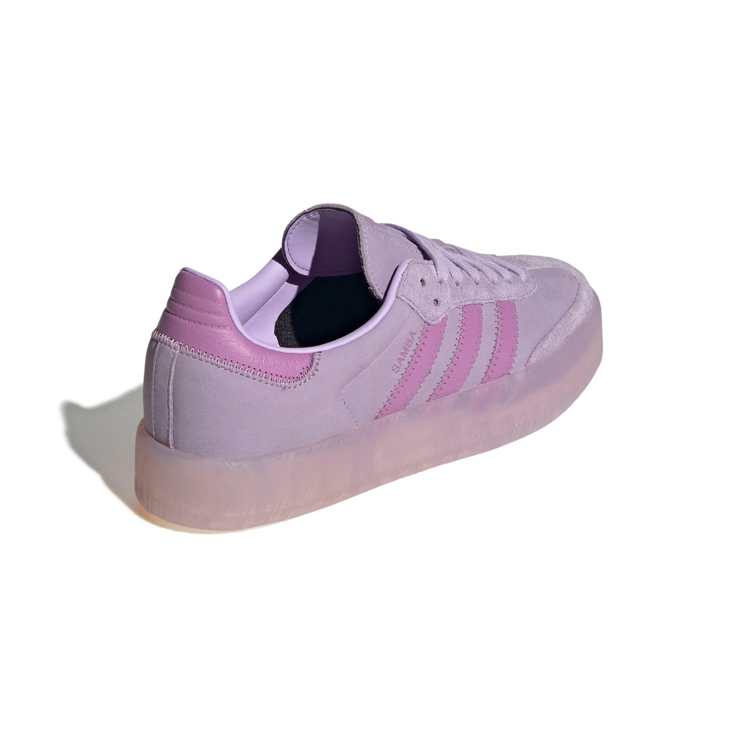 adidas Originals Sambae "Preloved Purple/Powder Plum/Off White" Women's Shoe - PURPLE/PLUM/OFF WHITE Thumbnail View 4