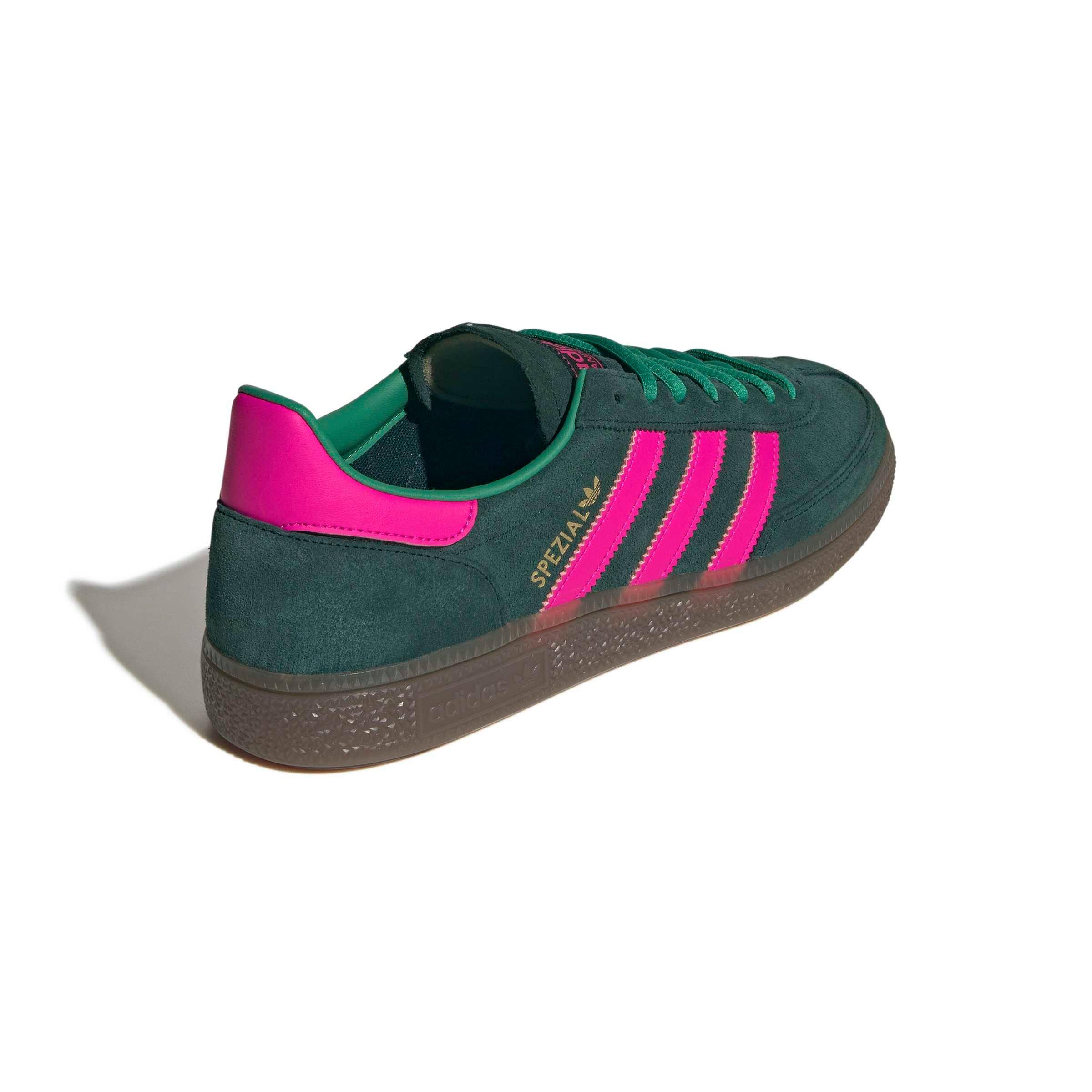 adidas Originals Handball Spezial "Aurora Ivy/Shock Pink/Gum 5" Men's Shoe - IVY/PINK/GUM Thumbnail View 4
